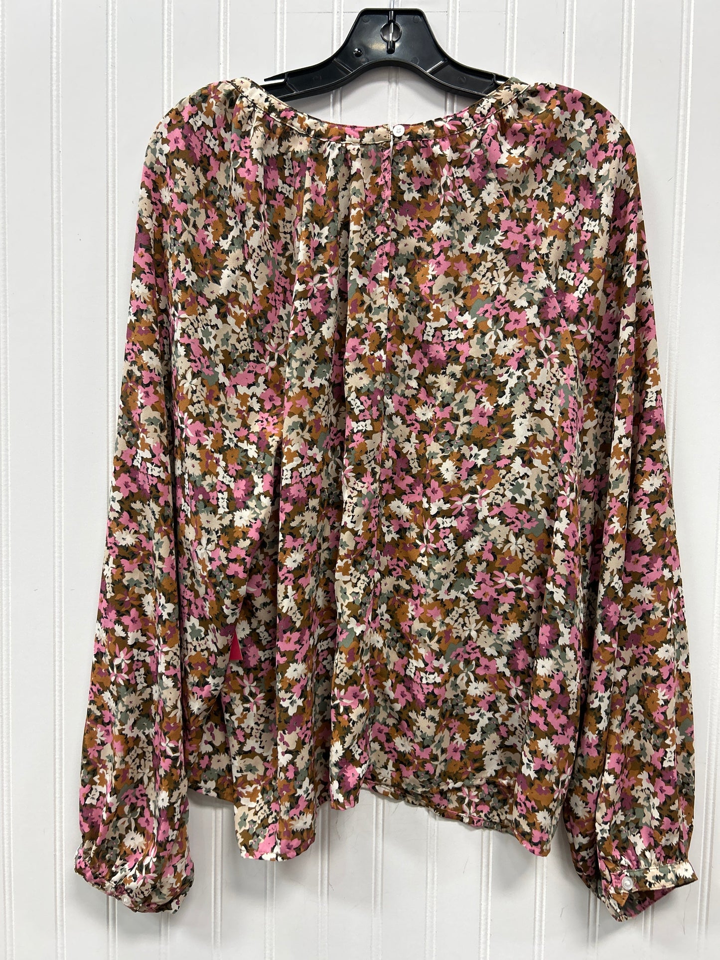 Top Ls By Loft In Floral Print, Size:Xl
