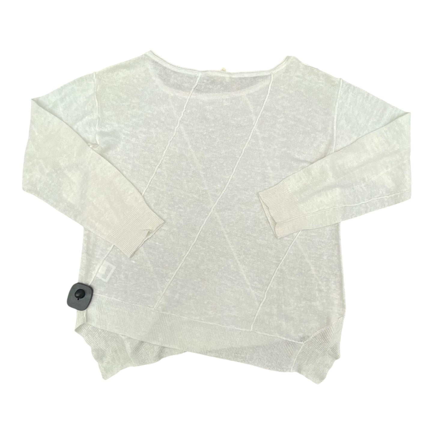 Top Ls Designer By Eileen Fisher In White, Size:Xs