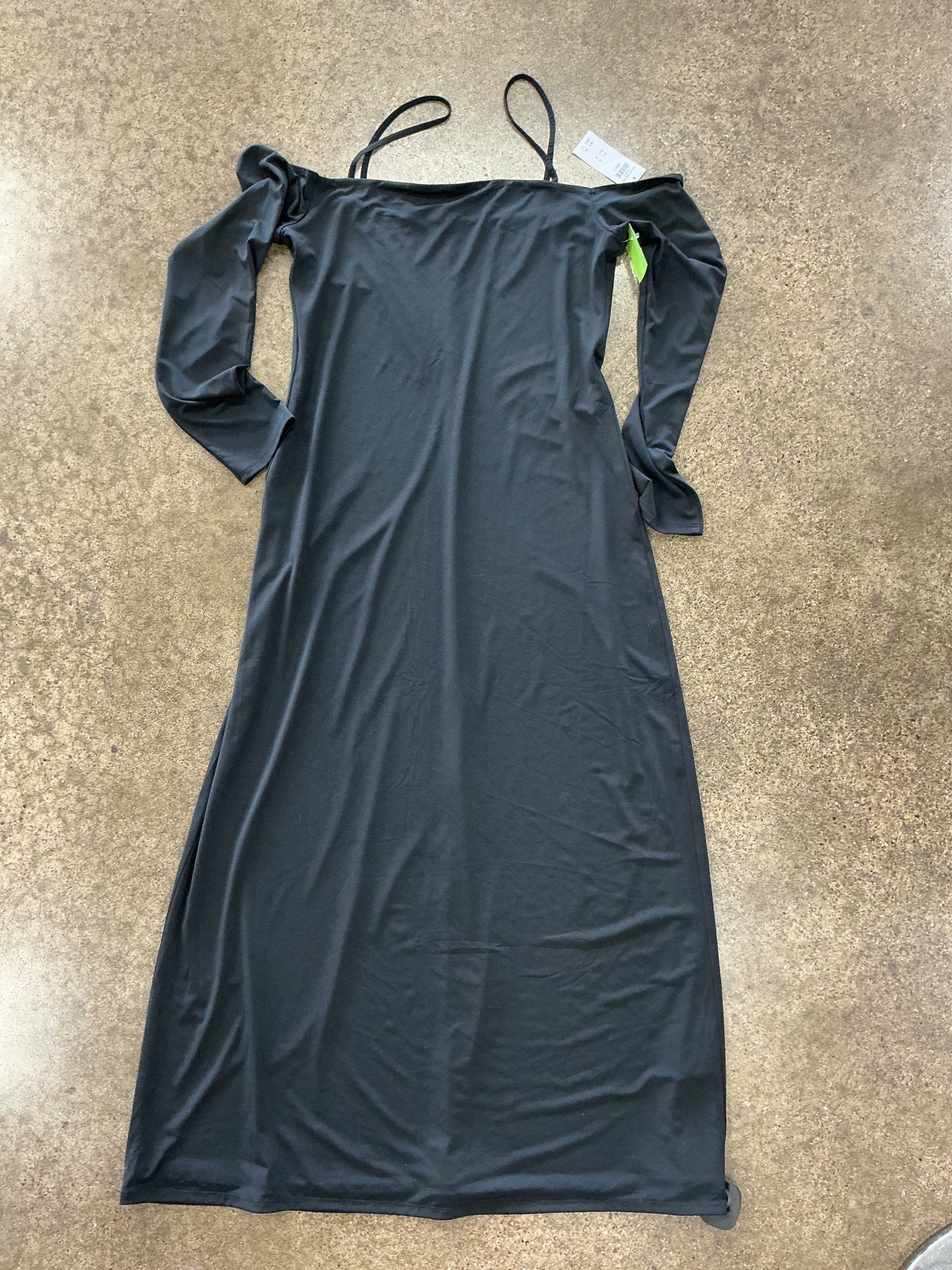 Dress Casual Maxi By Abercrombie And Fitch In Black, Size:L
