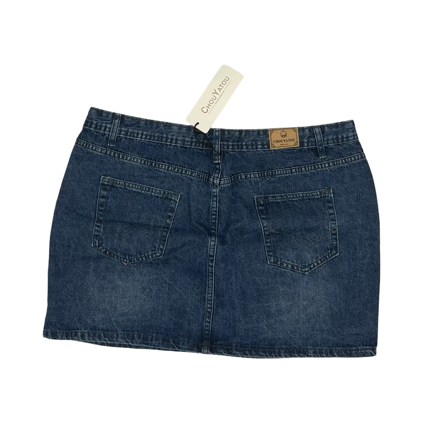 Skirt Mini & Short By Clothes Mentor In Blue Denim, Size:Xl