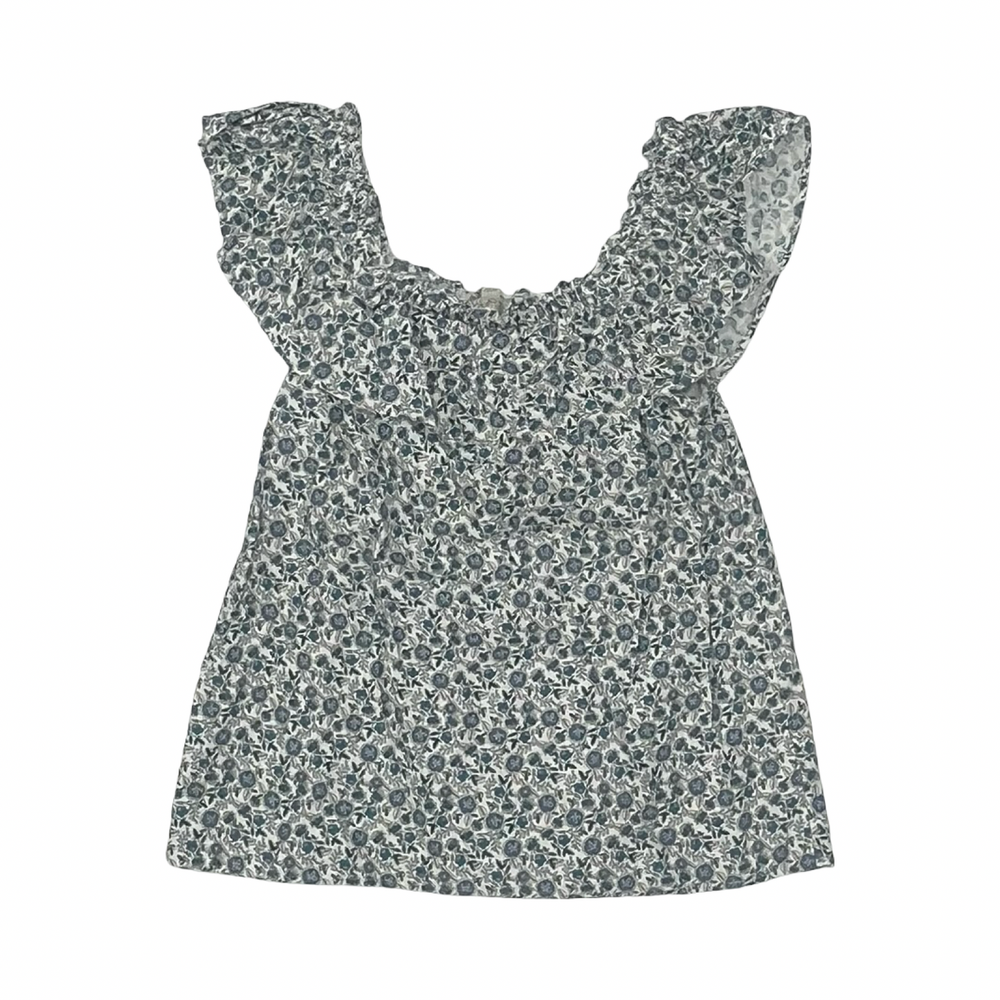Top Sleeveless By Loft In Blue & White, Size:Xs