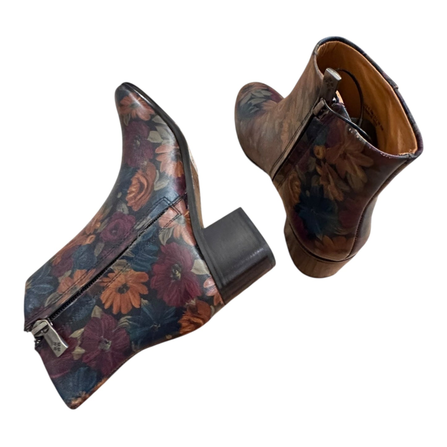 Boots Designer By Patricia Nash In Floral Print, Size:6.5