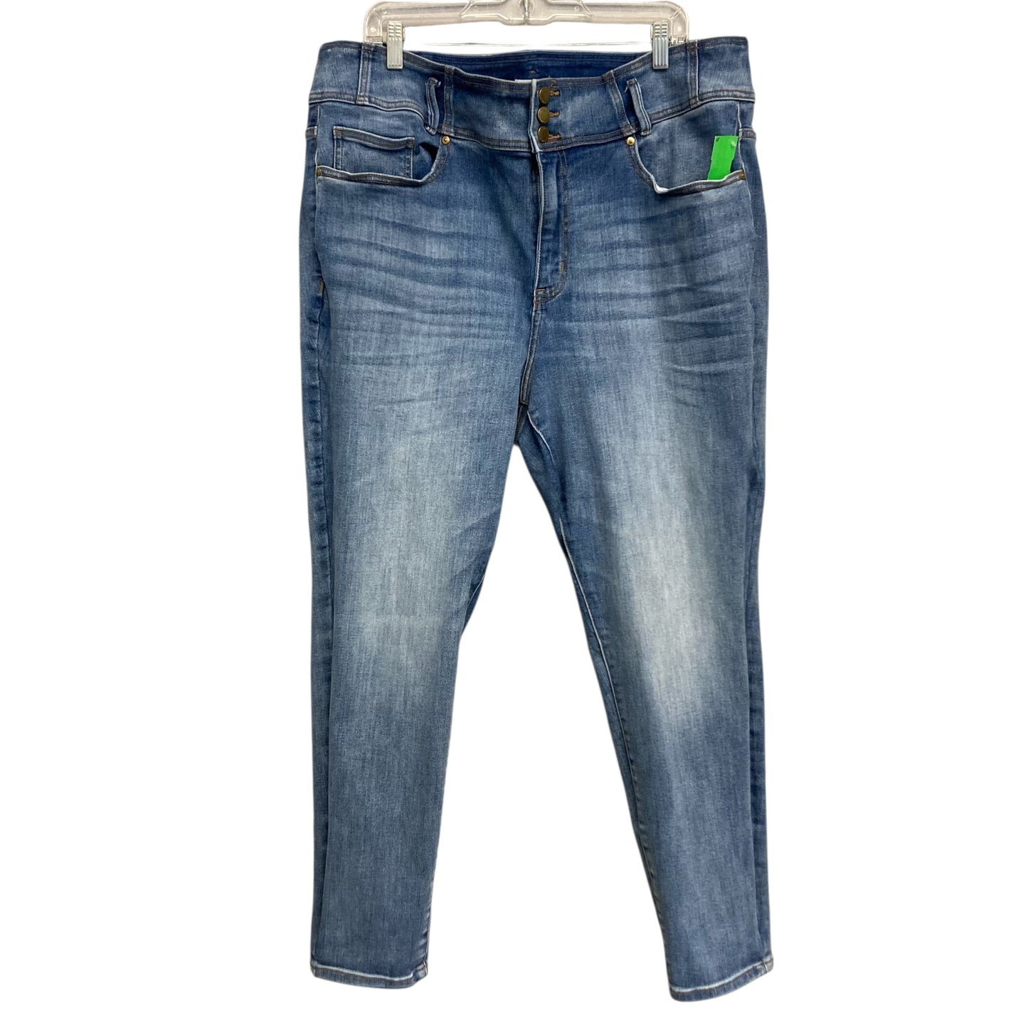 Jeans Straight By Lane Bryant In Blue Denim, Size:22