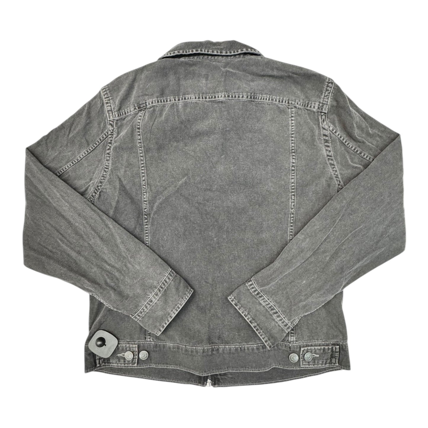 Jacket Denim By Express In Black Denim, Size:M