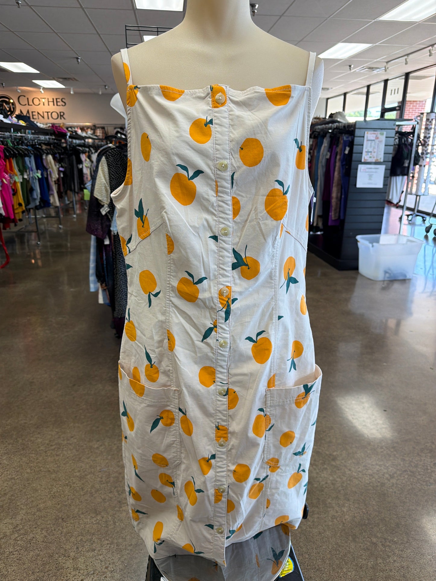 Dress Casual Midi By Maeve In Tan, Size:Xl