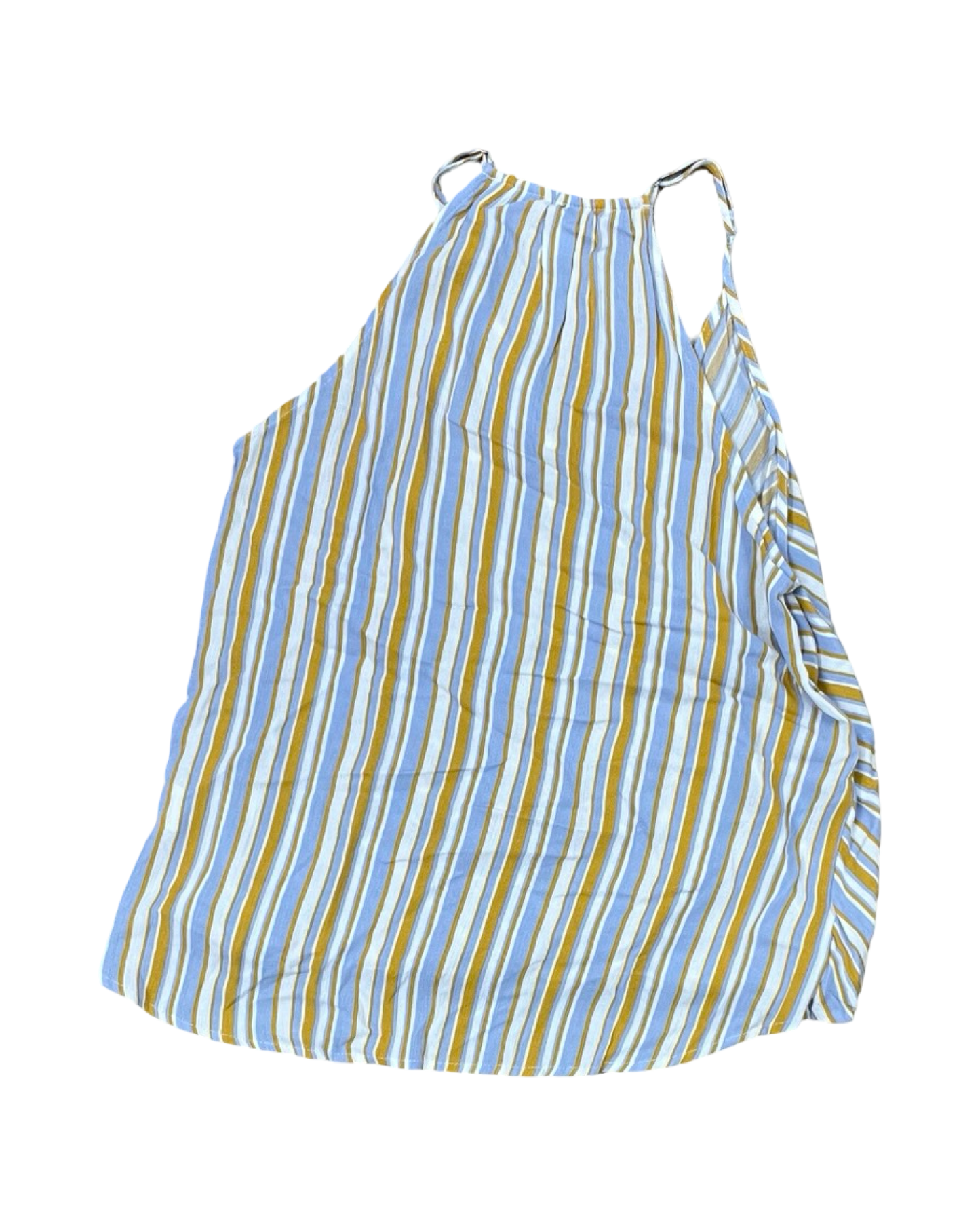 Top Sleeveless By Market & Spruce In Blue & Yellow, Size:M