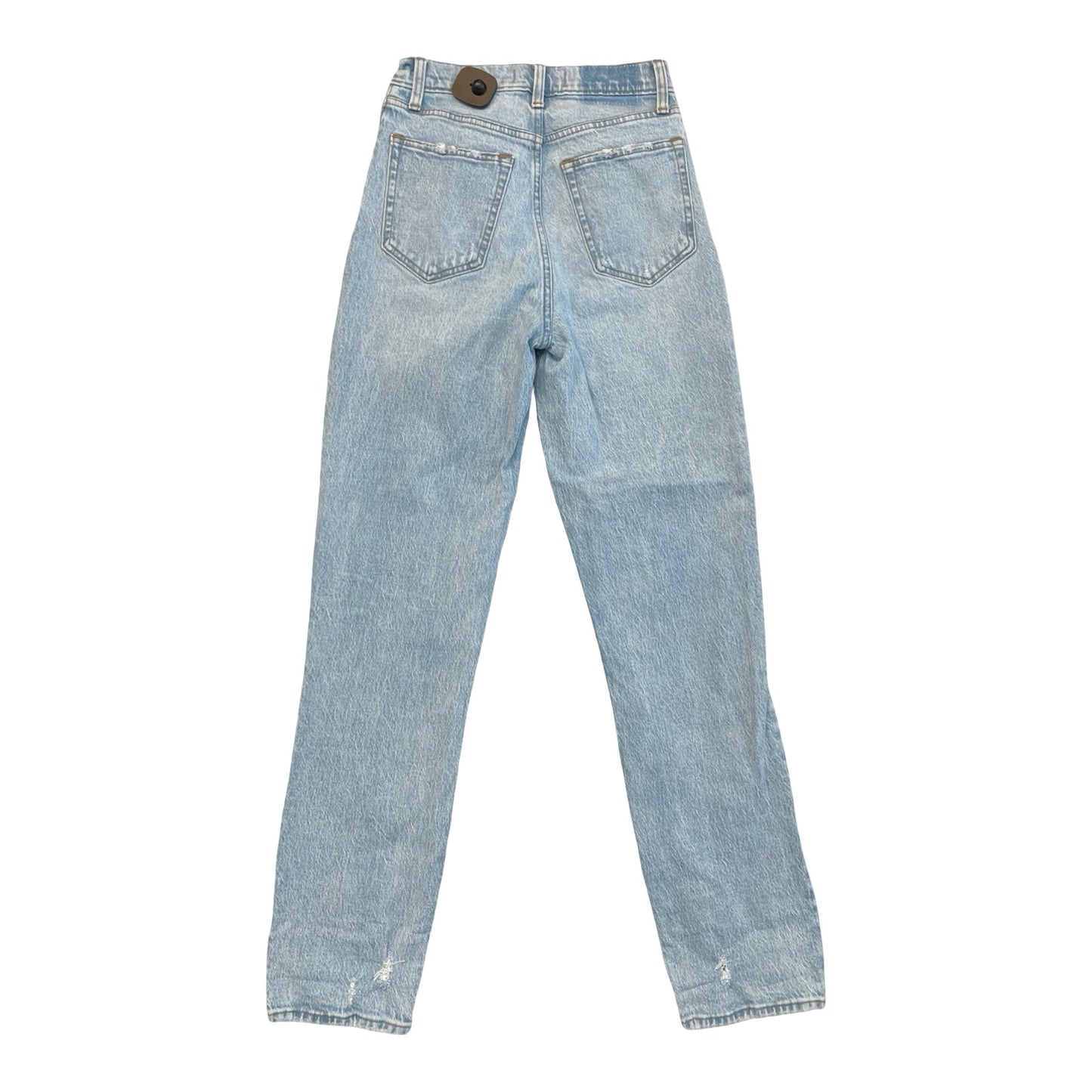 Jeans Straight By Abercrombie And Fitch In Blue Denim, Size:2L