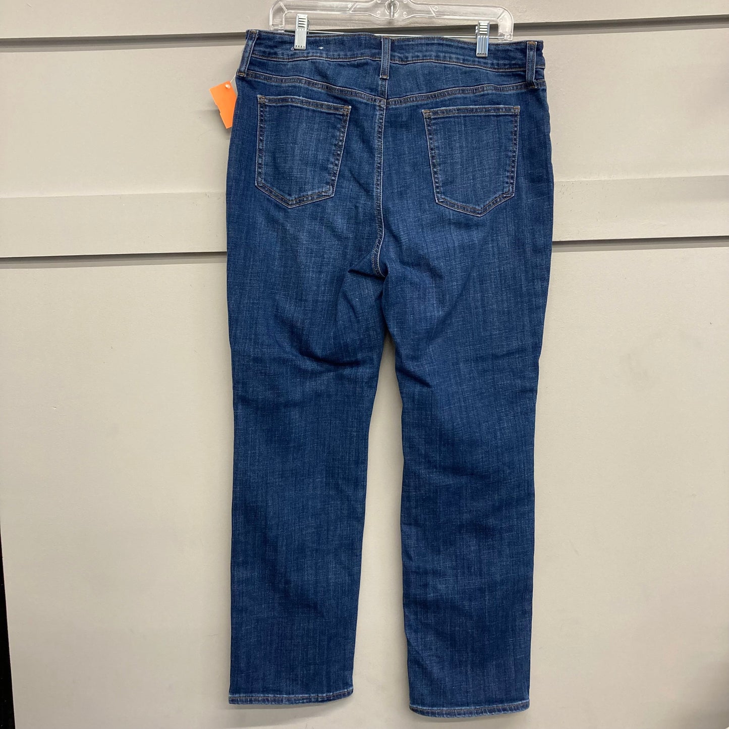 Jeans Straight By Chicos In Blue Denim, Size:10