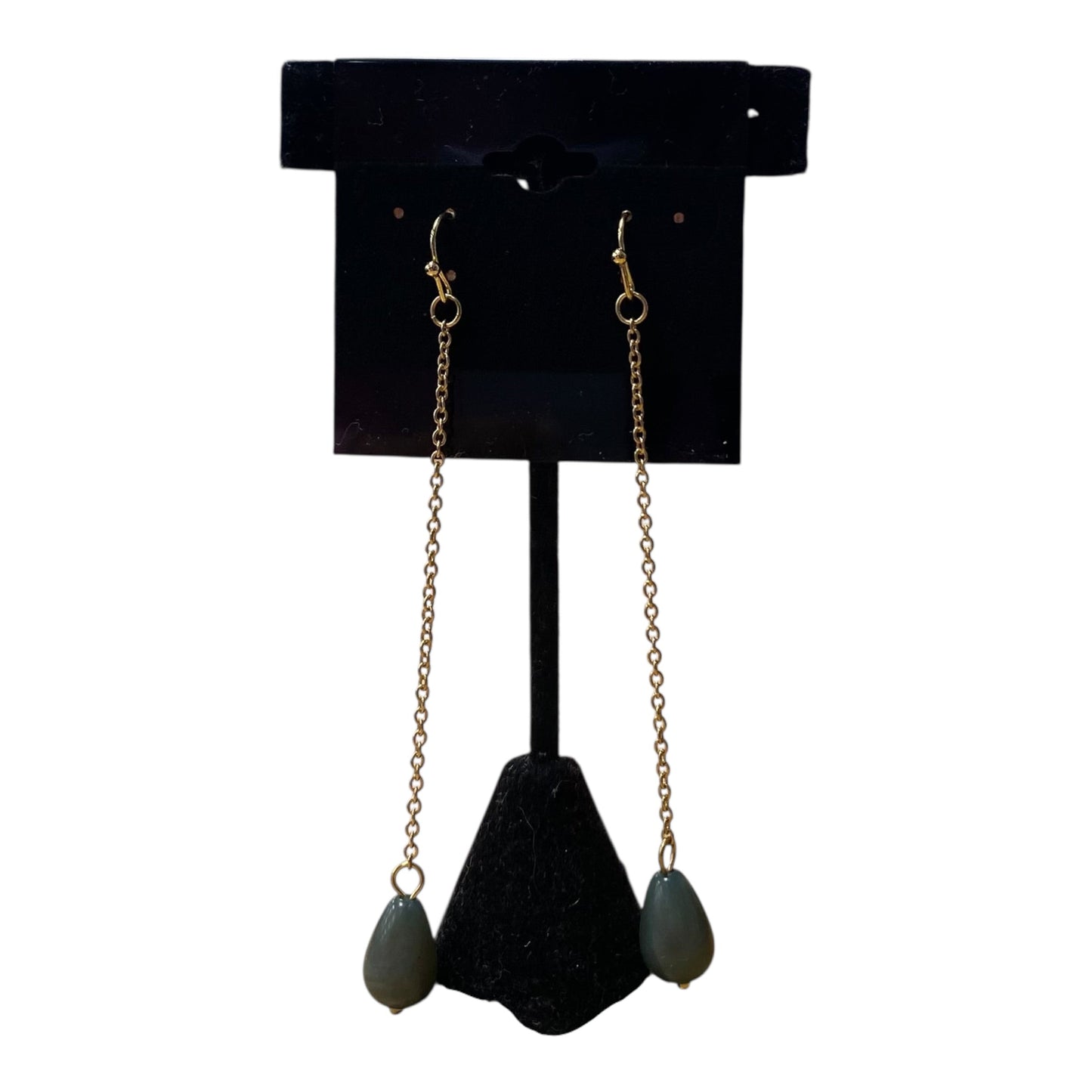 Earrings Dangle/Drop In Green