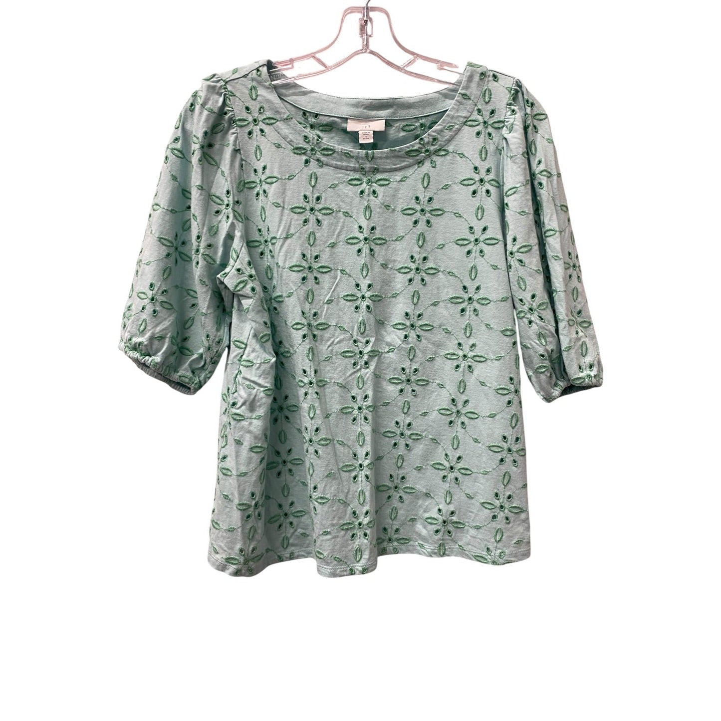Top Ss By J. Jill In Green, Size:Sp