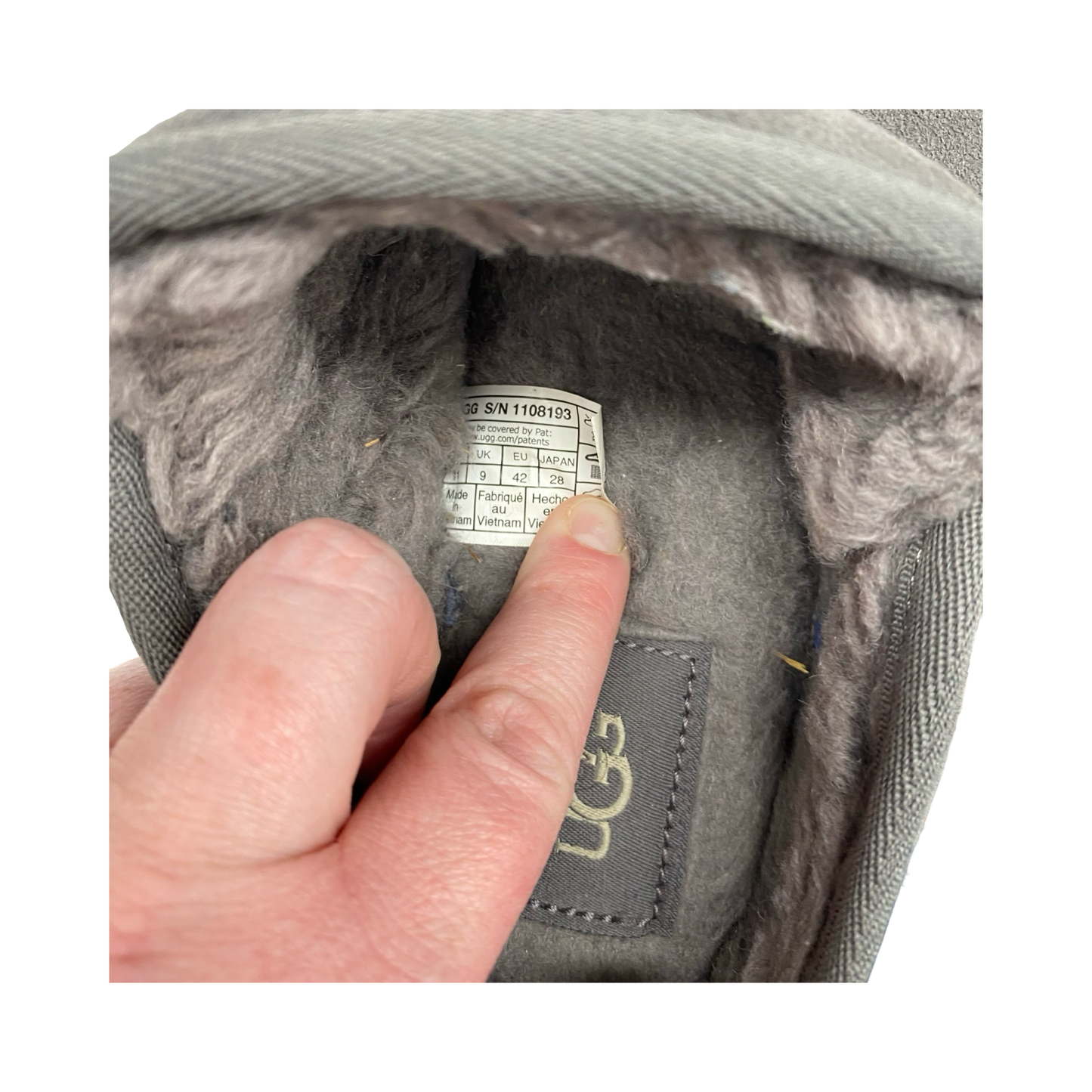 Shoes Designer By Ugg In Grey, Size:11