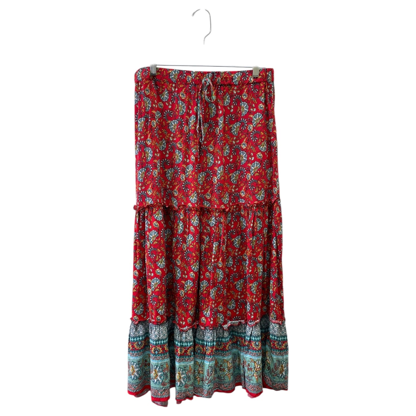 Skirt Maxi By Clothes Mentor In Paisley Print, Size:L