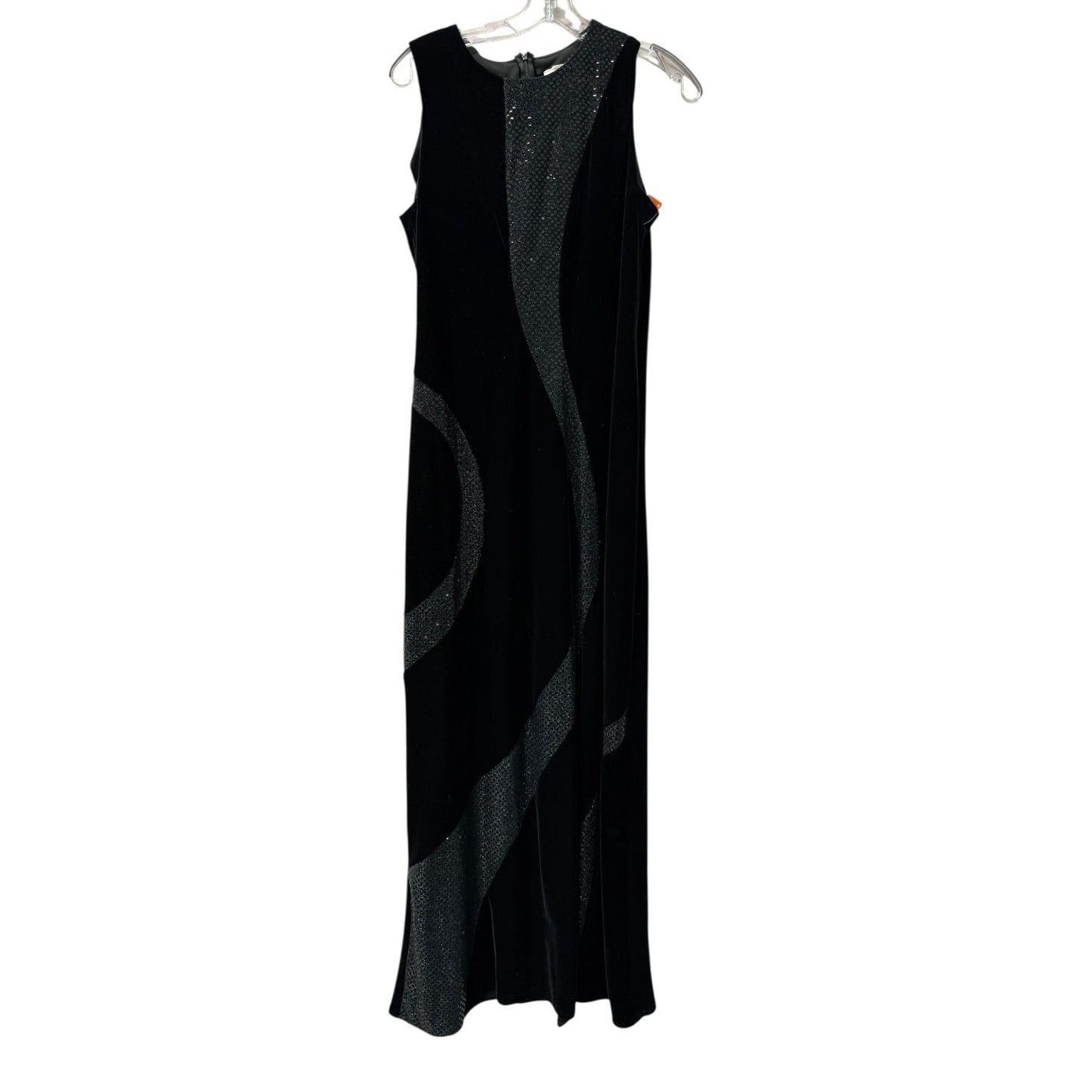 Dress Party Long By Betsy And Adam In Black, Size:L