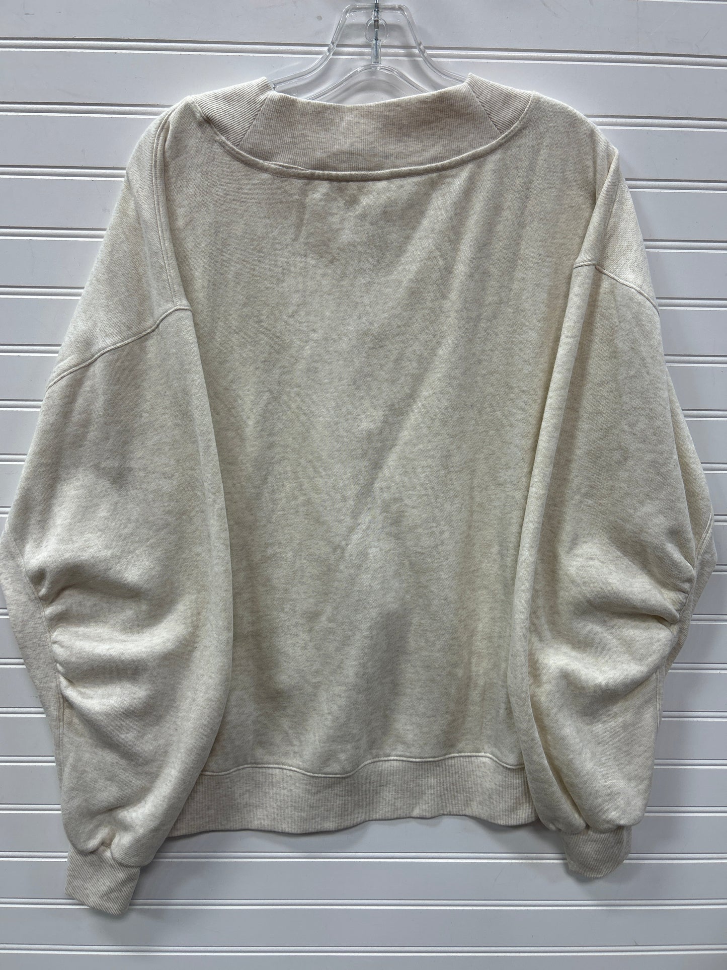 Sweatshirt Crewneck By Pink In Cream, Size:L