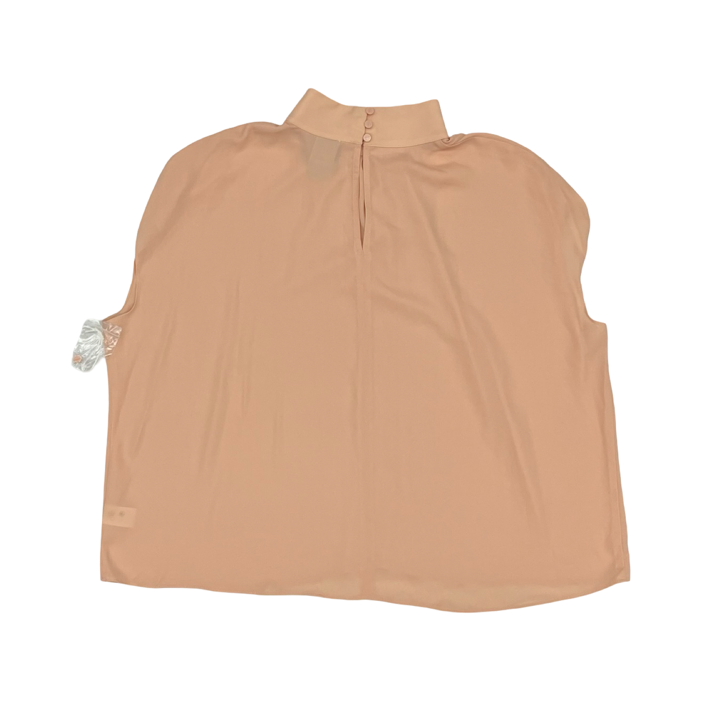 Blouse Ss By Worthington In Orange, Size:Xxl