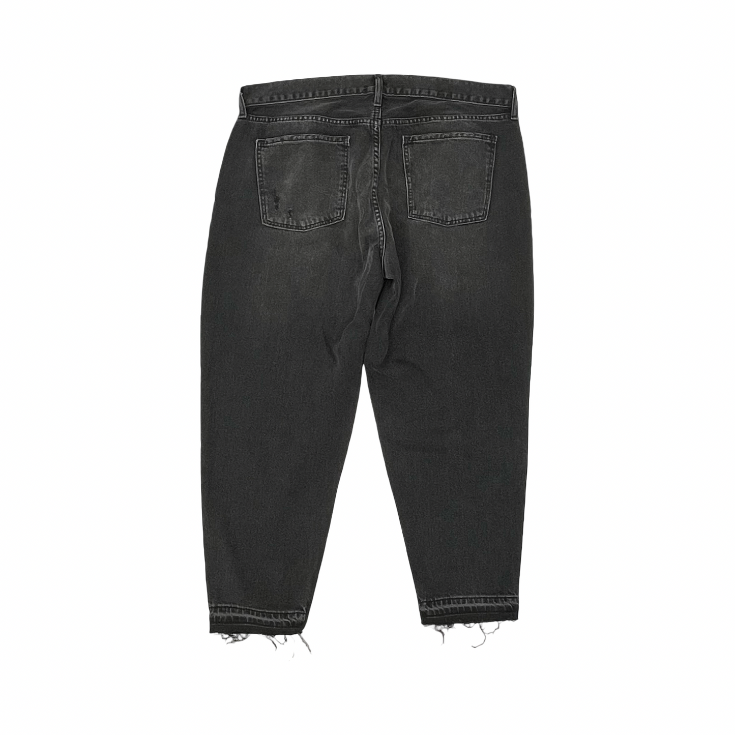 Jeans Straight By Old Navy In Black Denim, Size:16