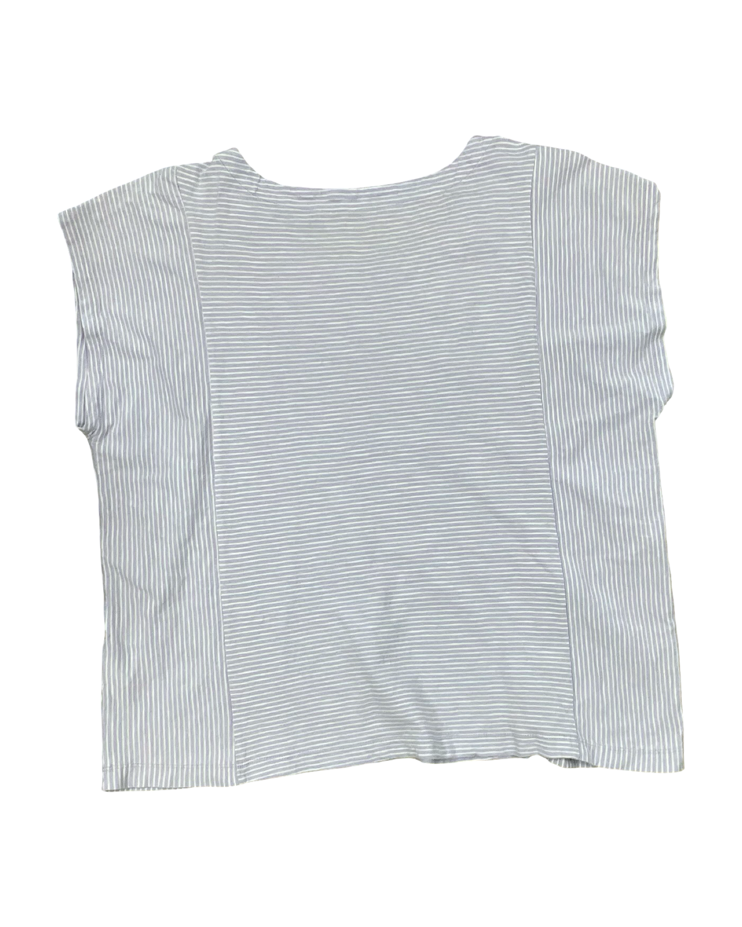 Top Ss By Lands End In Purple & White, Size:1X