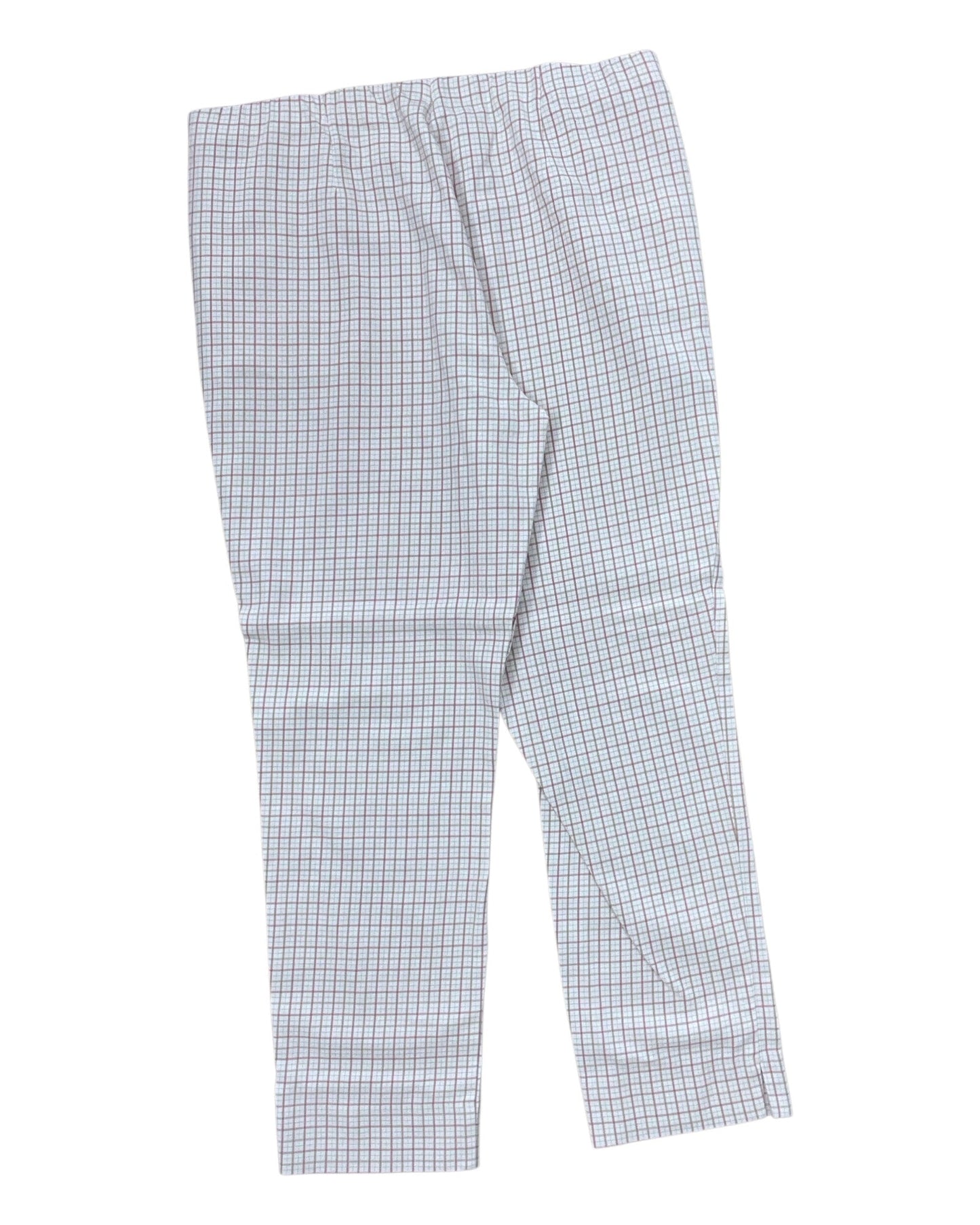 Pants Lounge By J. Jill In Green & Pink, Size:14