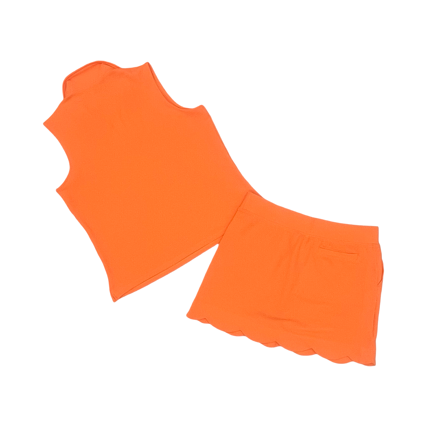 Skirt Set 2Pc By Jess Lea In Orange, Size:2X