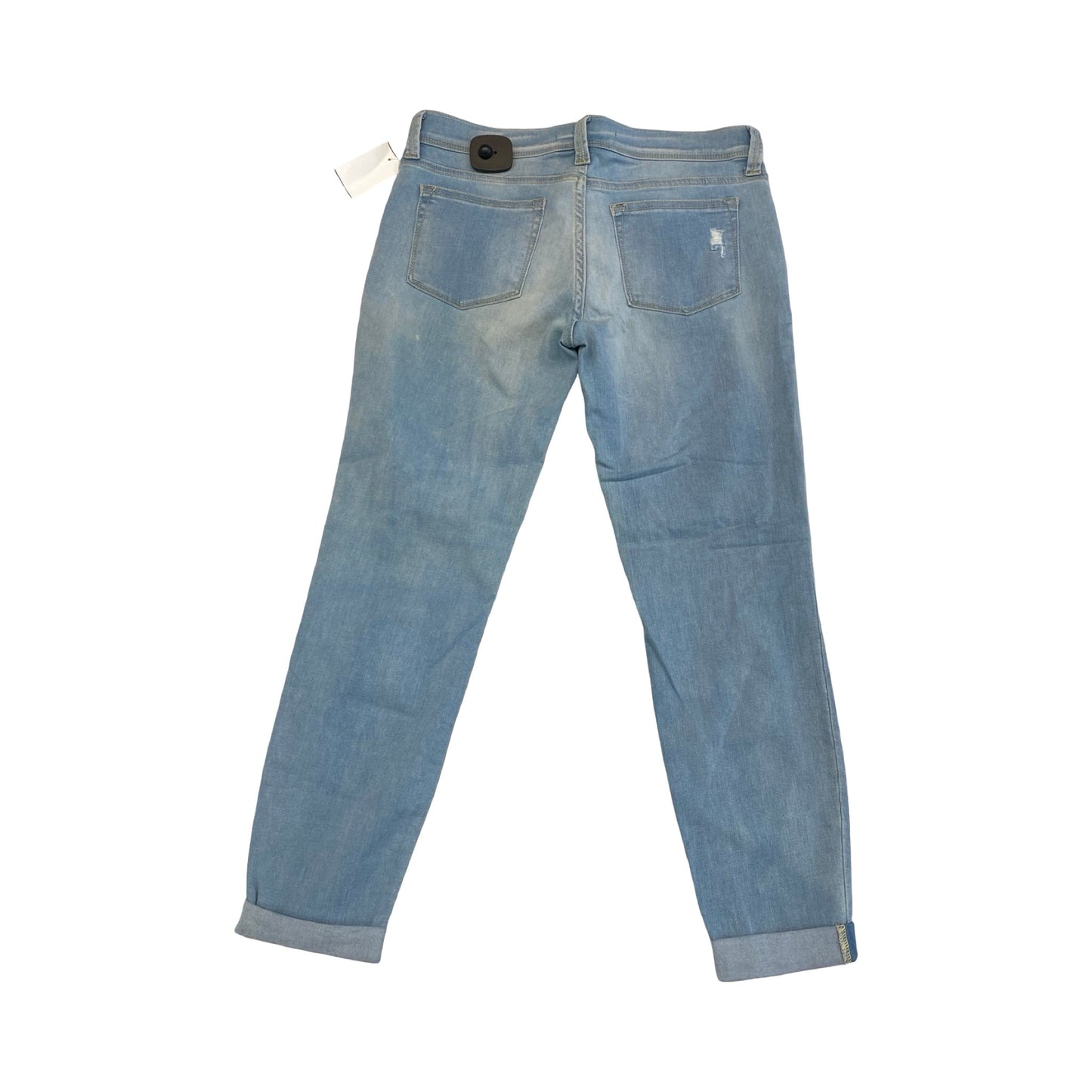 Jeans Cropped By Black Label In Blue Denim, Size:10
