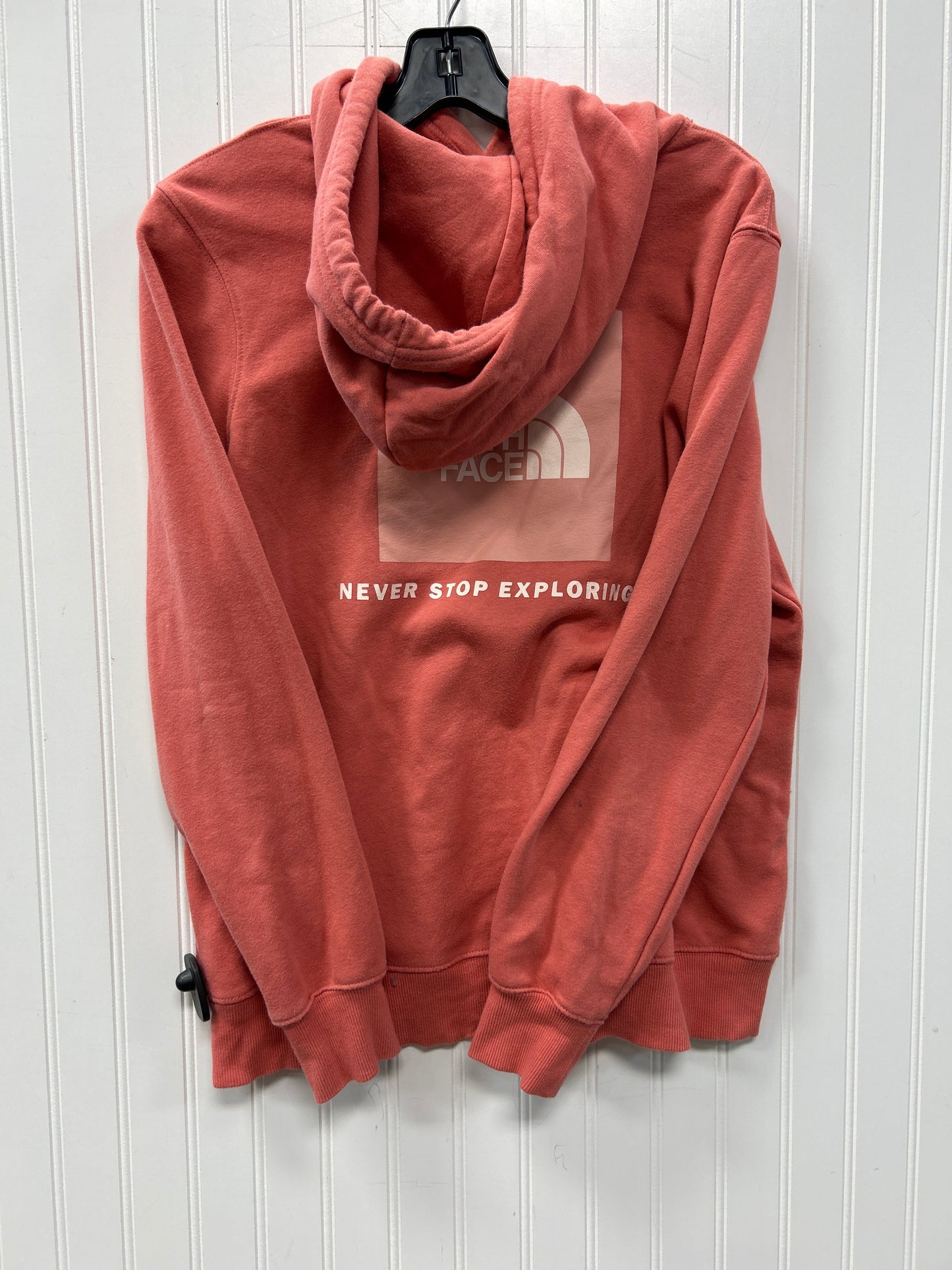 Sweatshirt Hoodie By The North Face In Coral, Size:M