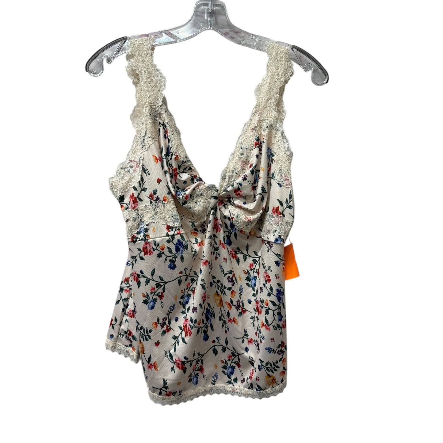 Top Sleeveless By Shein In Floral Print, Size:L