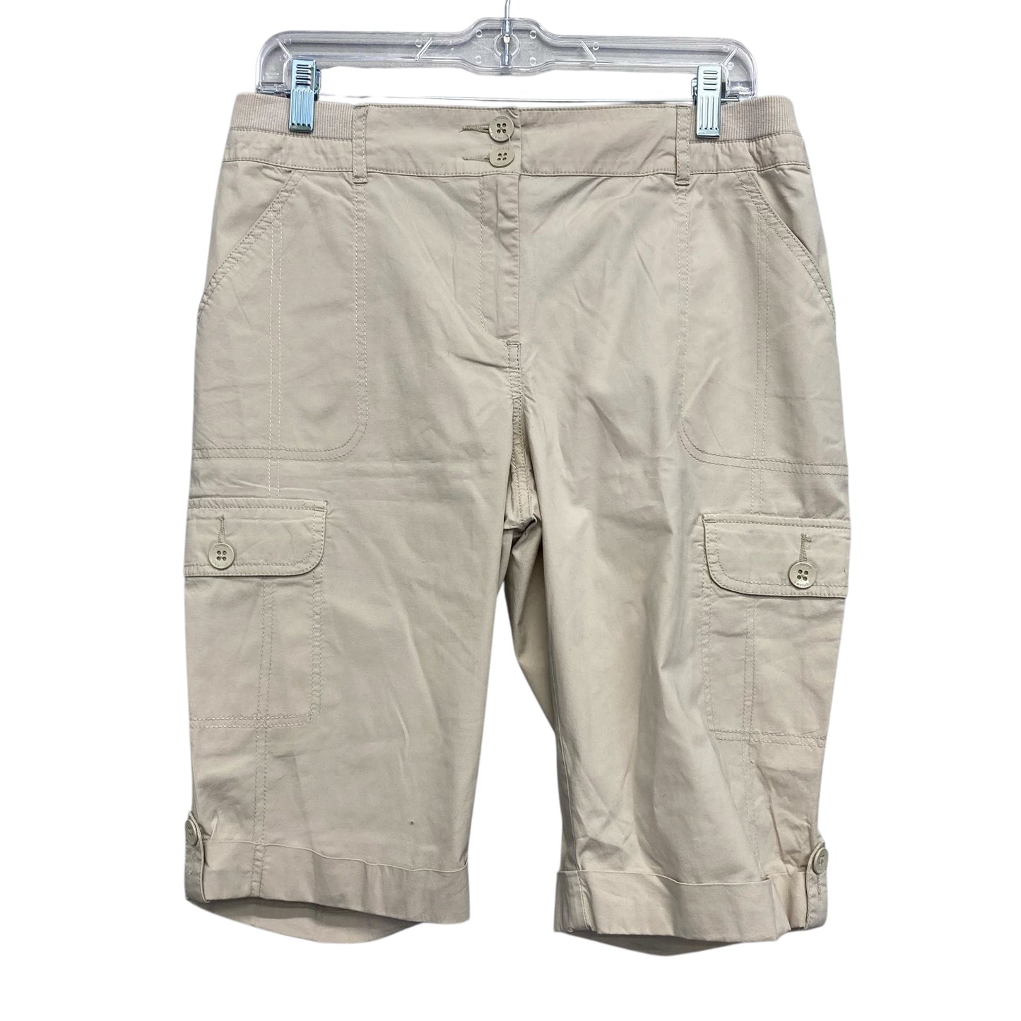 Shorts By Chicos In Tan, Size:6