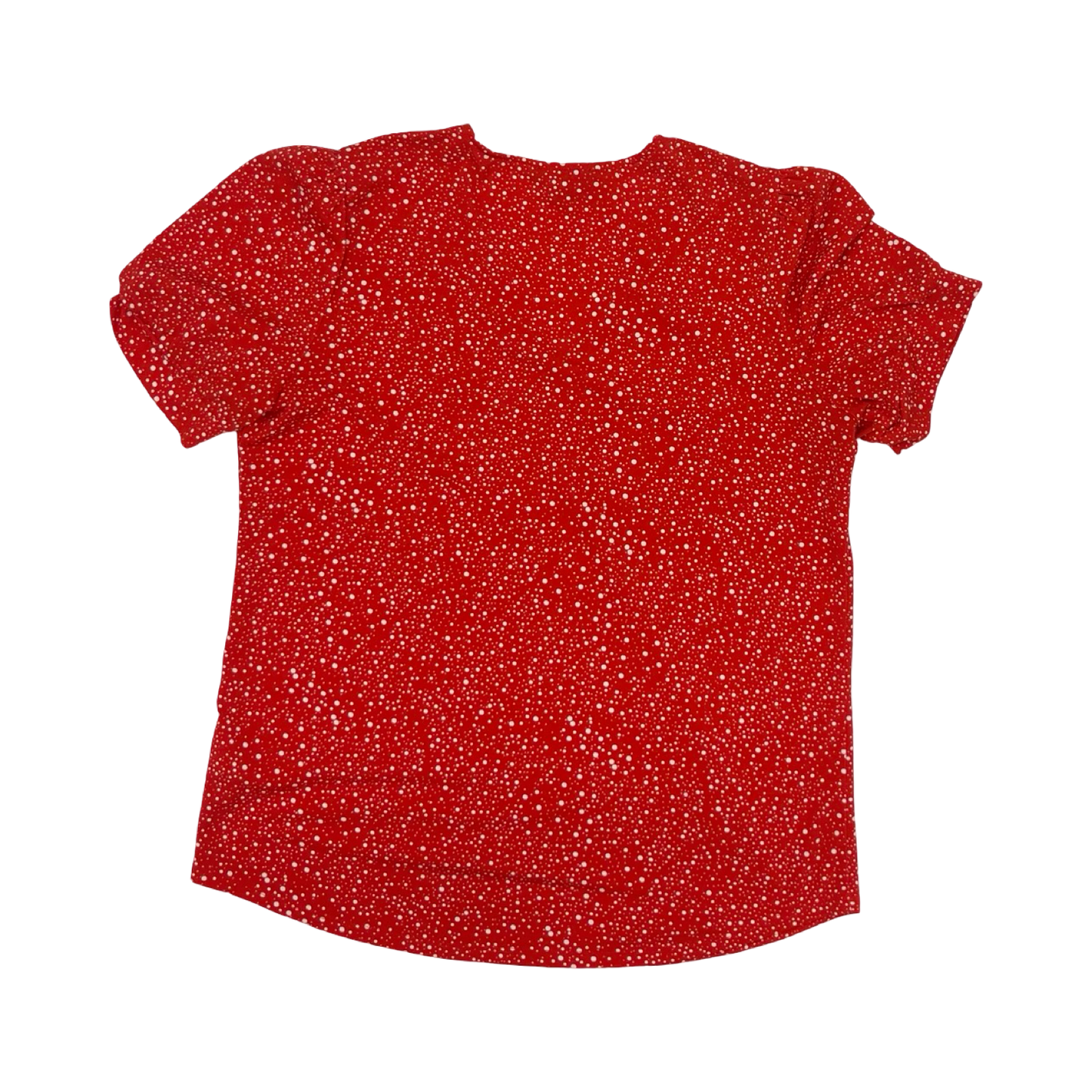 Blouse Ss By Adrianna Papell In Red & White, Size:S