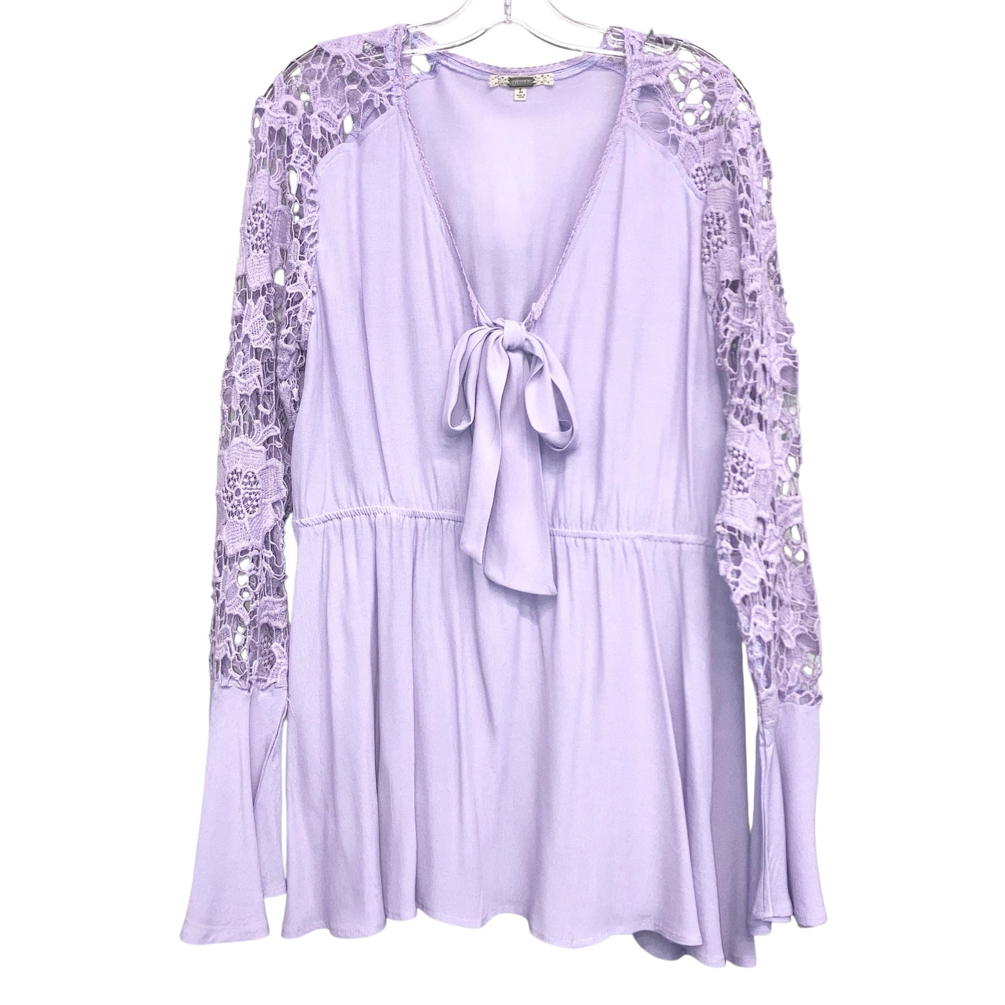 Top Ls By Gimmicks In Purple, Size:L