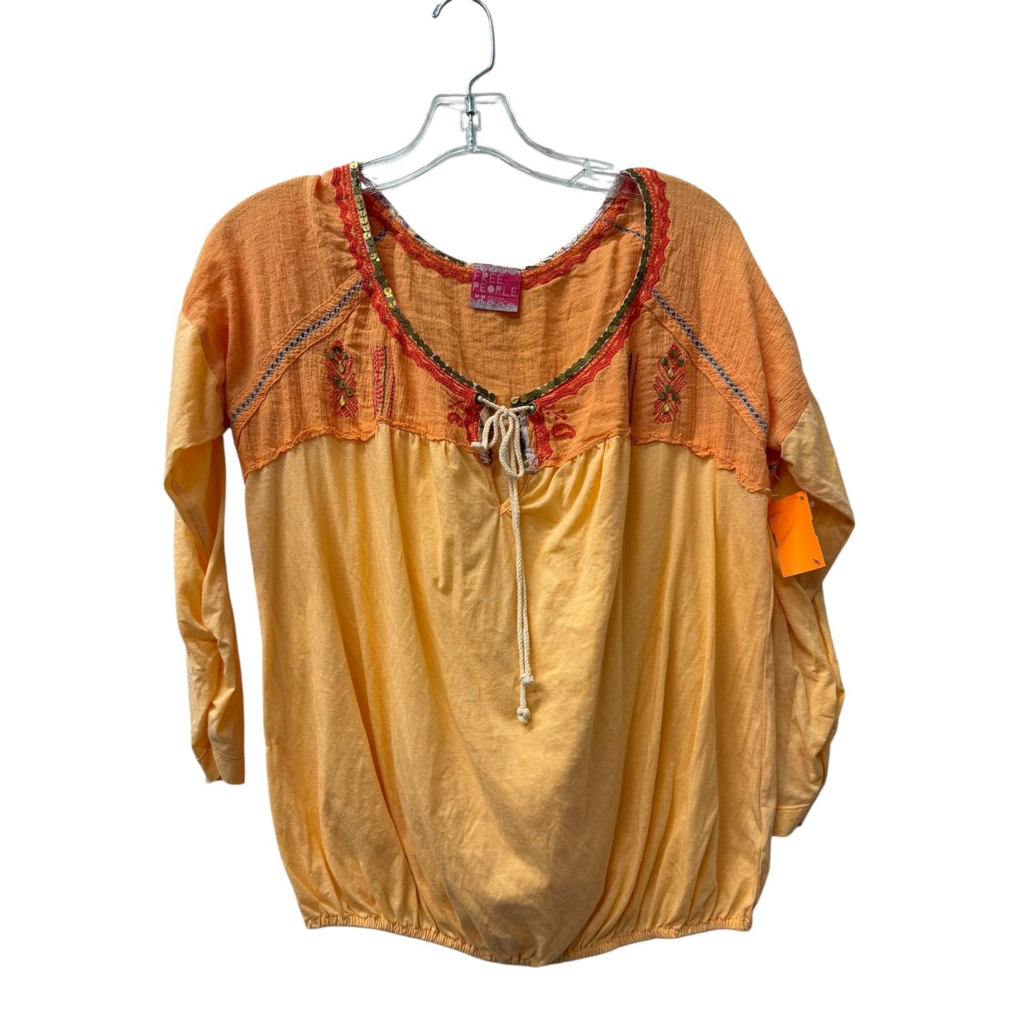 Top Ls By Free People In Orange, Size:M