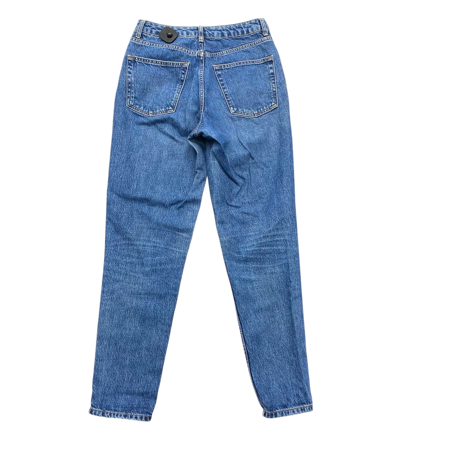 Jeans Straight By Top Shop In Blue Denim, Size:6