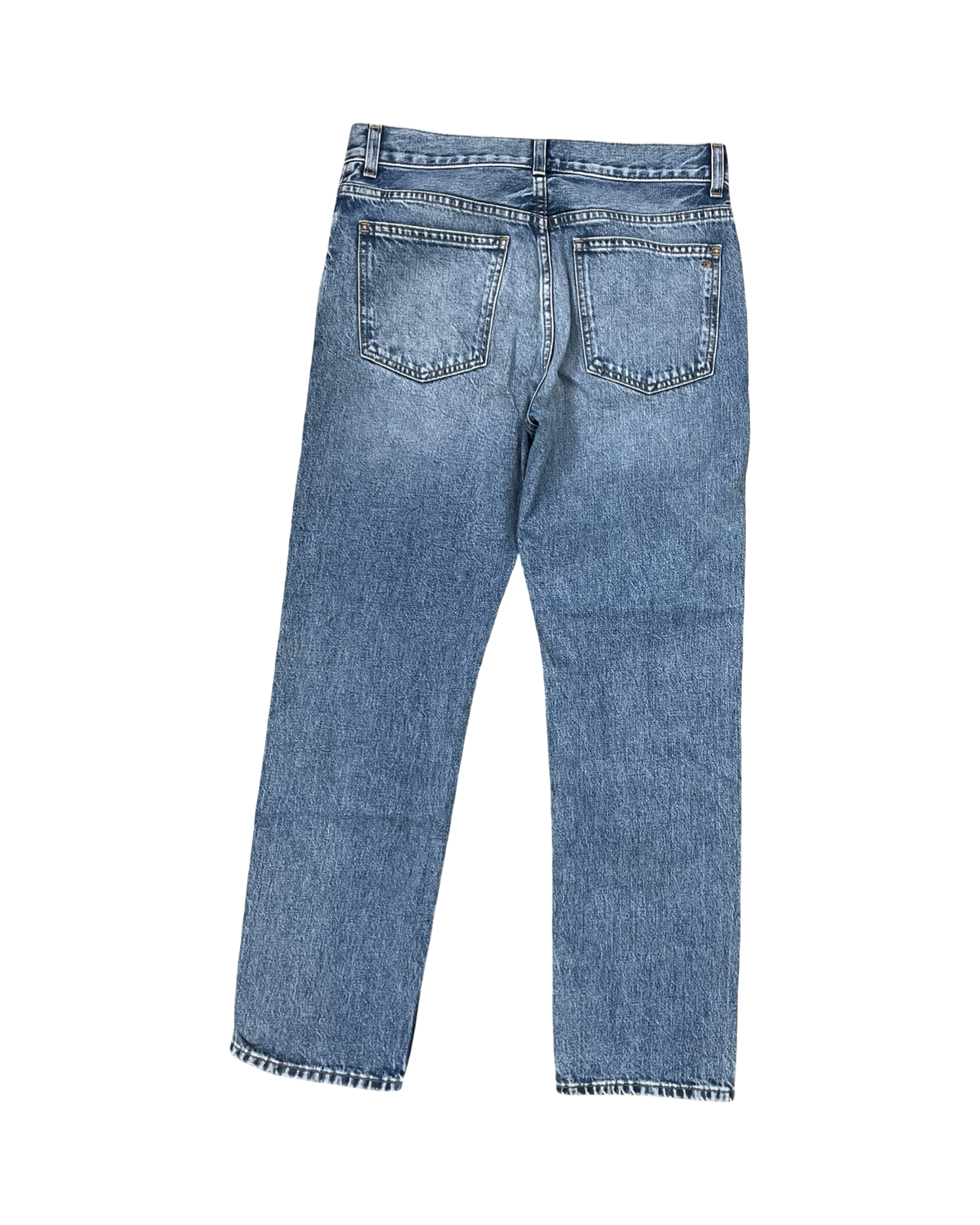 Jeans Straight By Madewell In Blue Denim, Size:2
