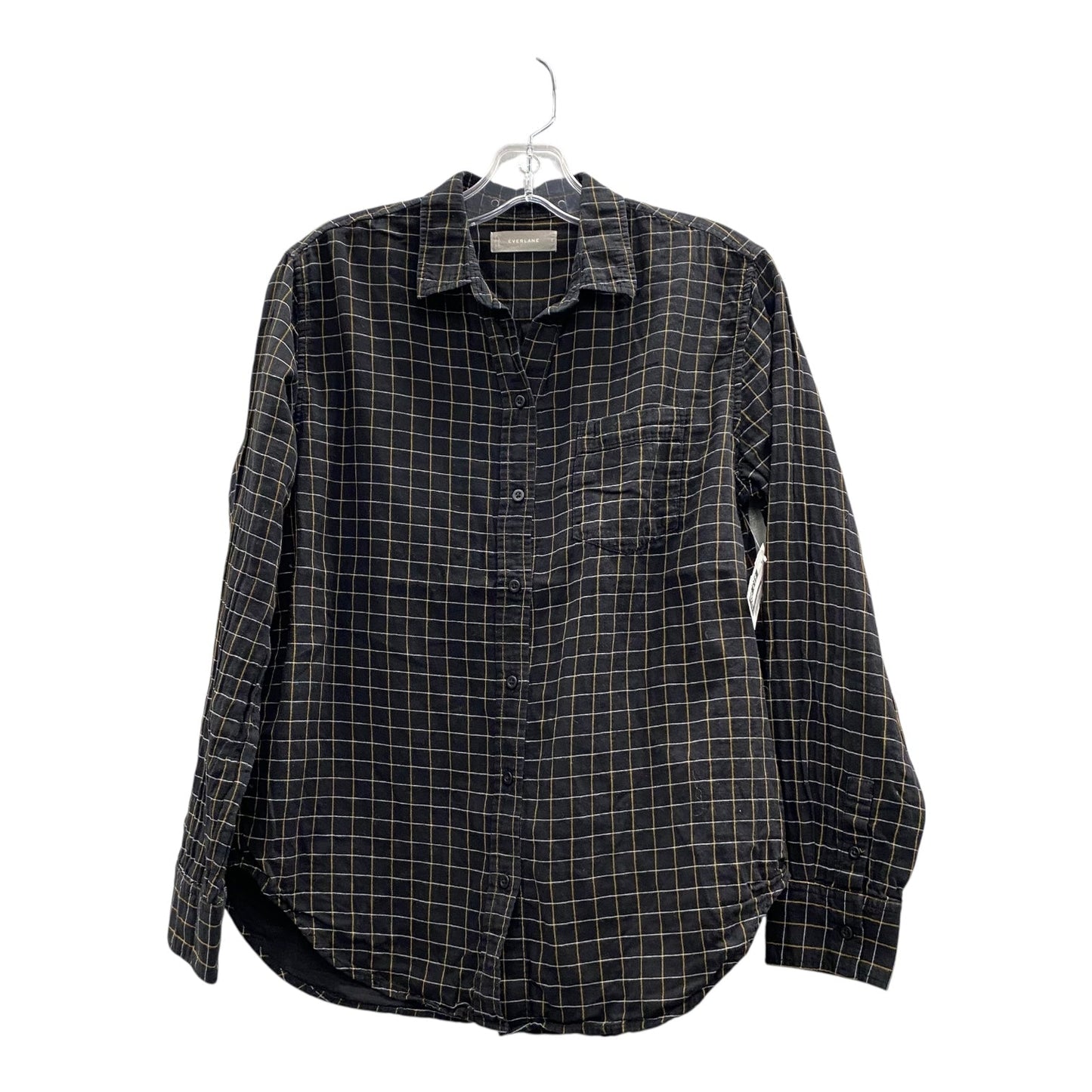 Top Ls By Everlane In Black, Size:S