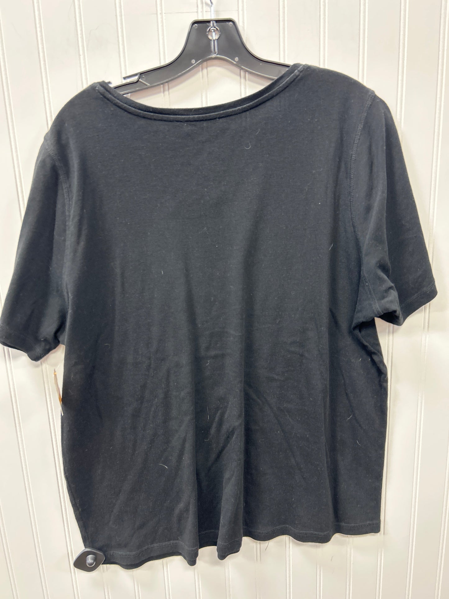 Top Ss Basic By Cj Banks In Black, Size:1X