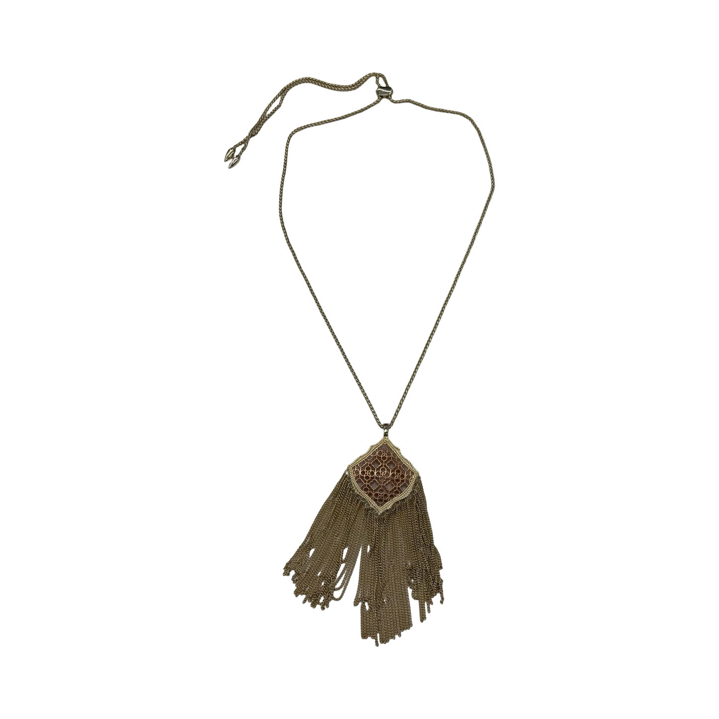 Necklace Pendant By Kendra Scott In Gold