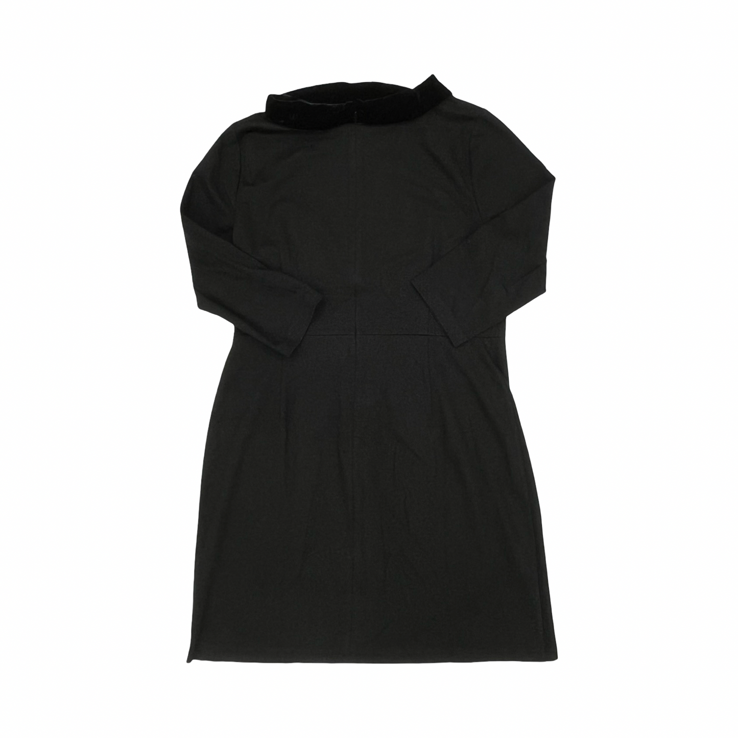 Dress Party Midi By Talbots In Black, Size:14
