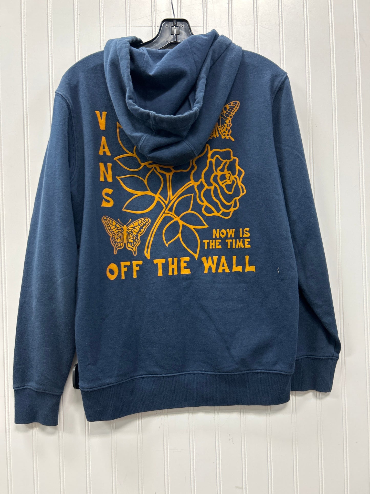 Sweatshirt Hoodie By Vans In Blue, Size:Xs