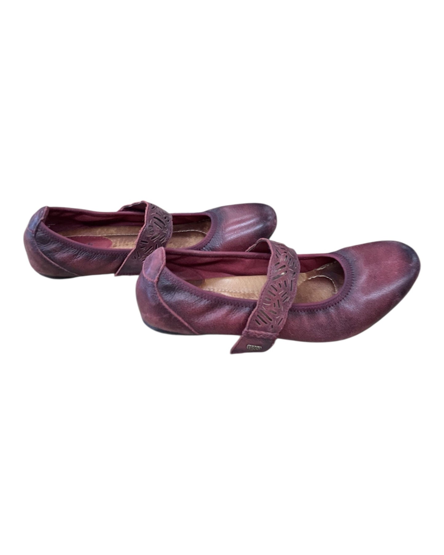 Shoes Flats By Earth In Red, Size:8