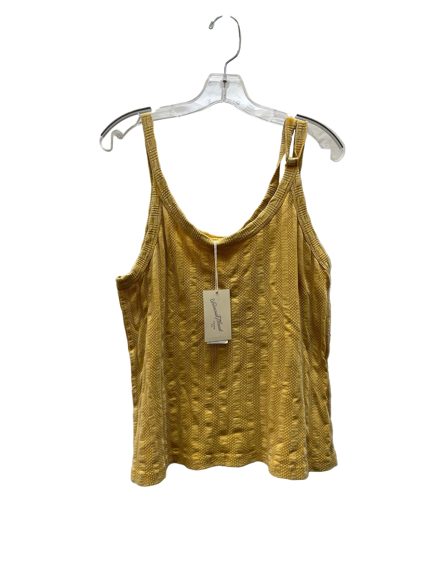 Top Sleeveless Basic By Universal Thread In Yellow, Size:L