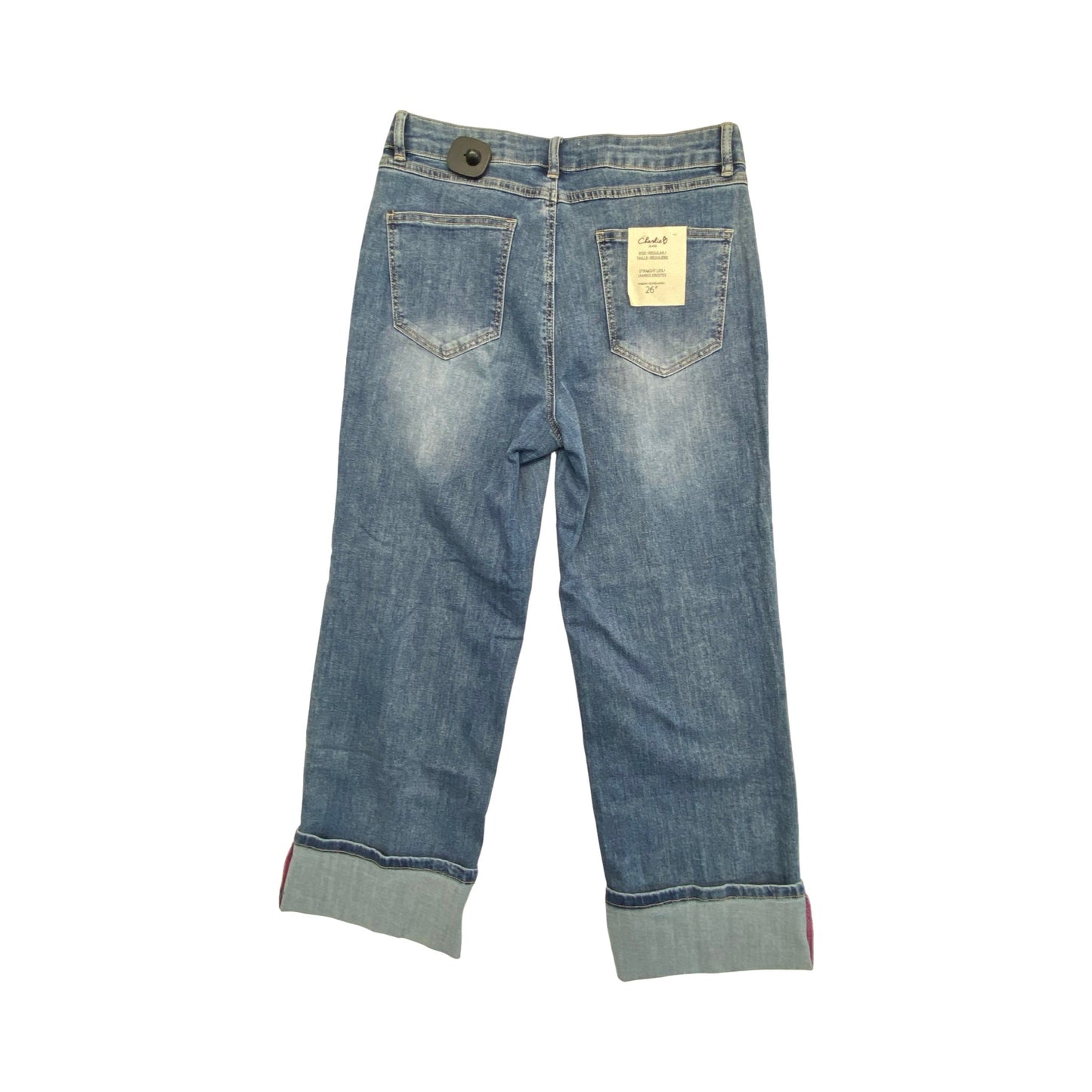 Jeans Wide Leg By Charlie B In Blue Denim, Size:8