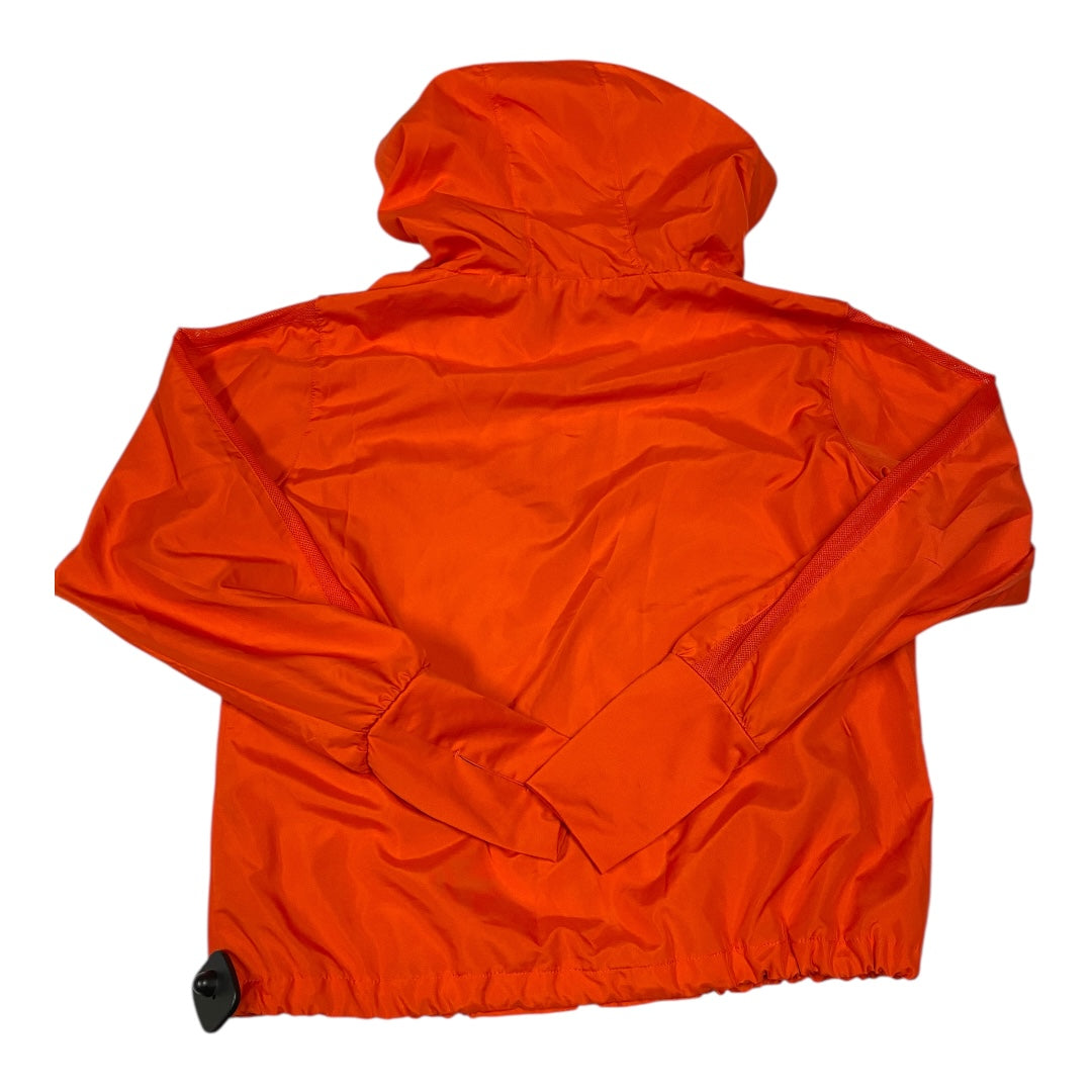 Athletic Jacket By Zyia In Orange, Size:M