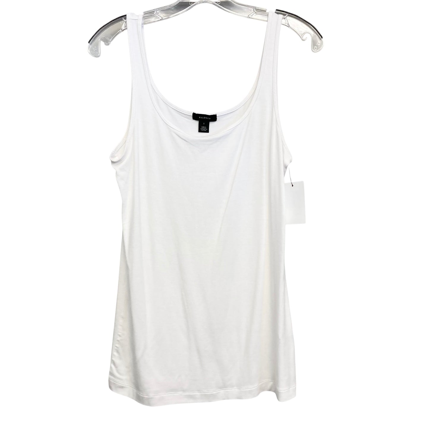 Tank Top By Halogen In White, Size:L