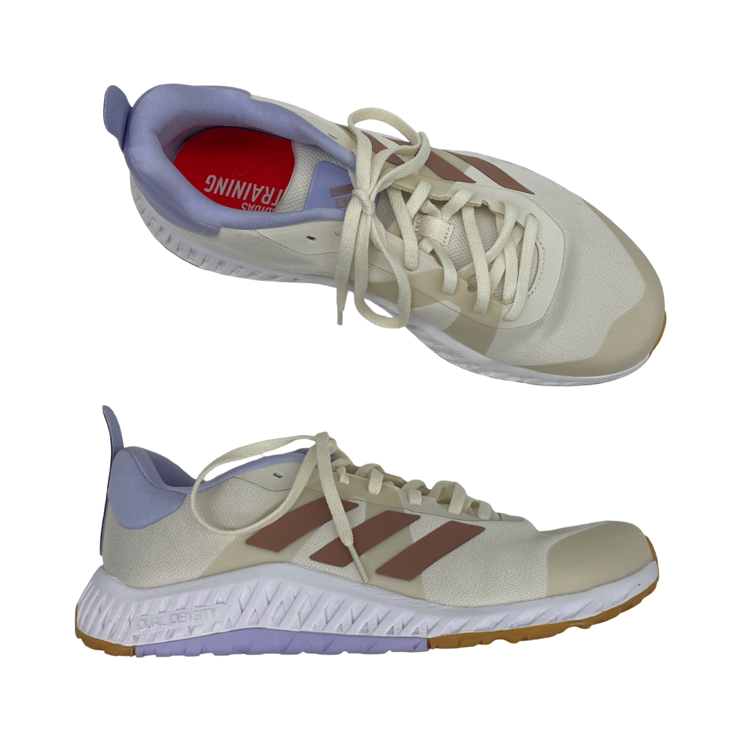 Shoes Athletic By Adidas In Cream & Purple, Size:9.5