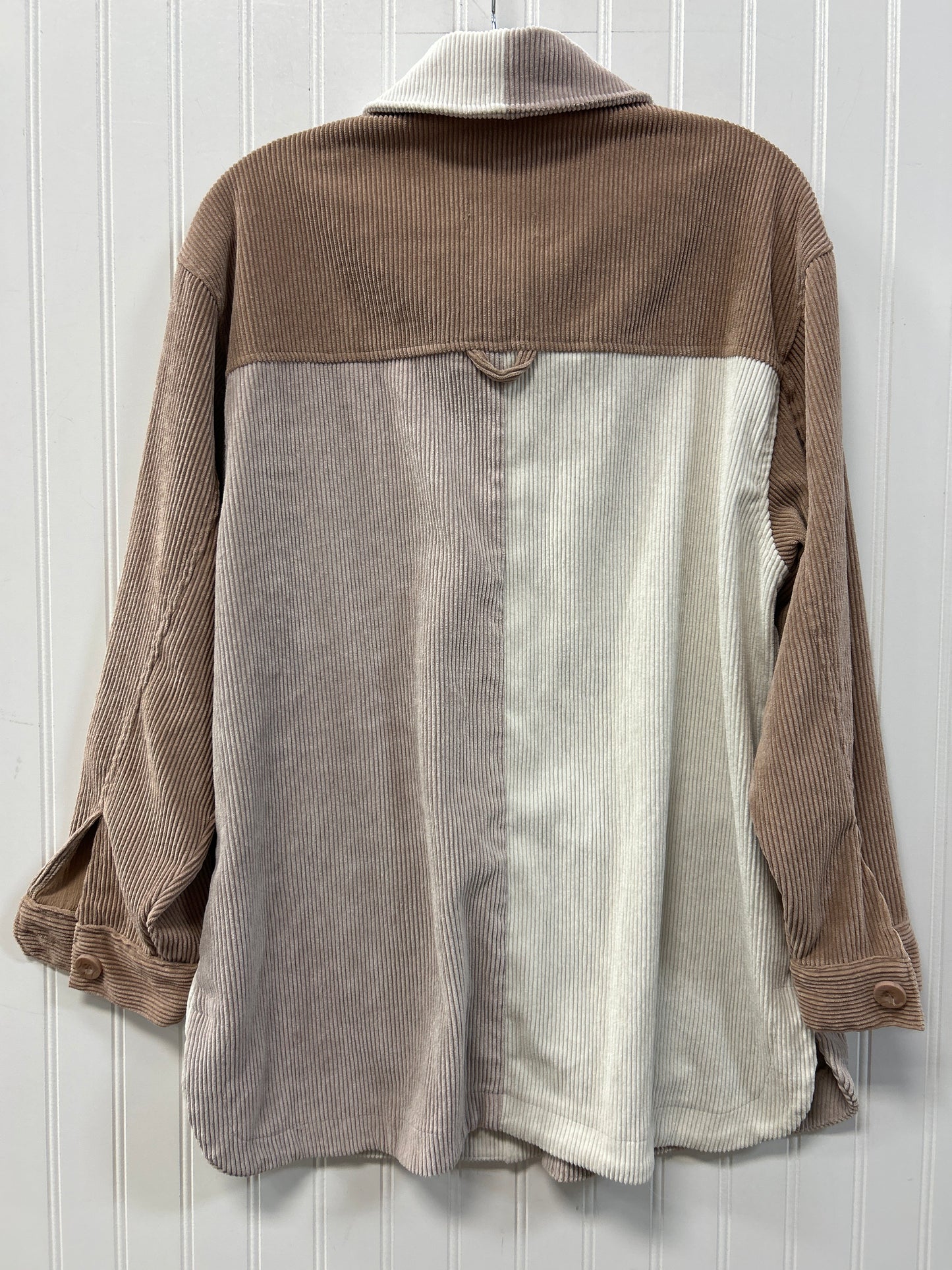 Top Ls By Stoosh In Brown & White, Size:M
