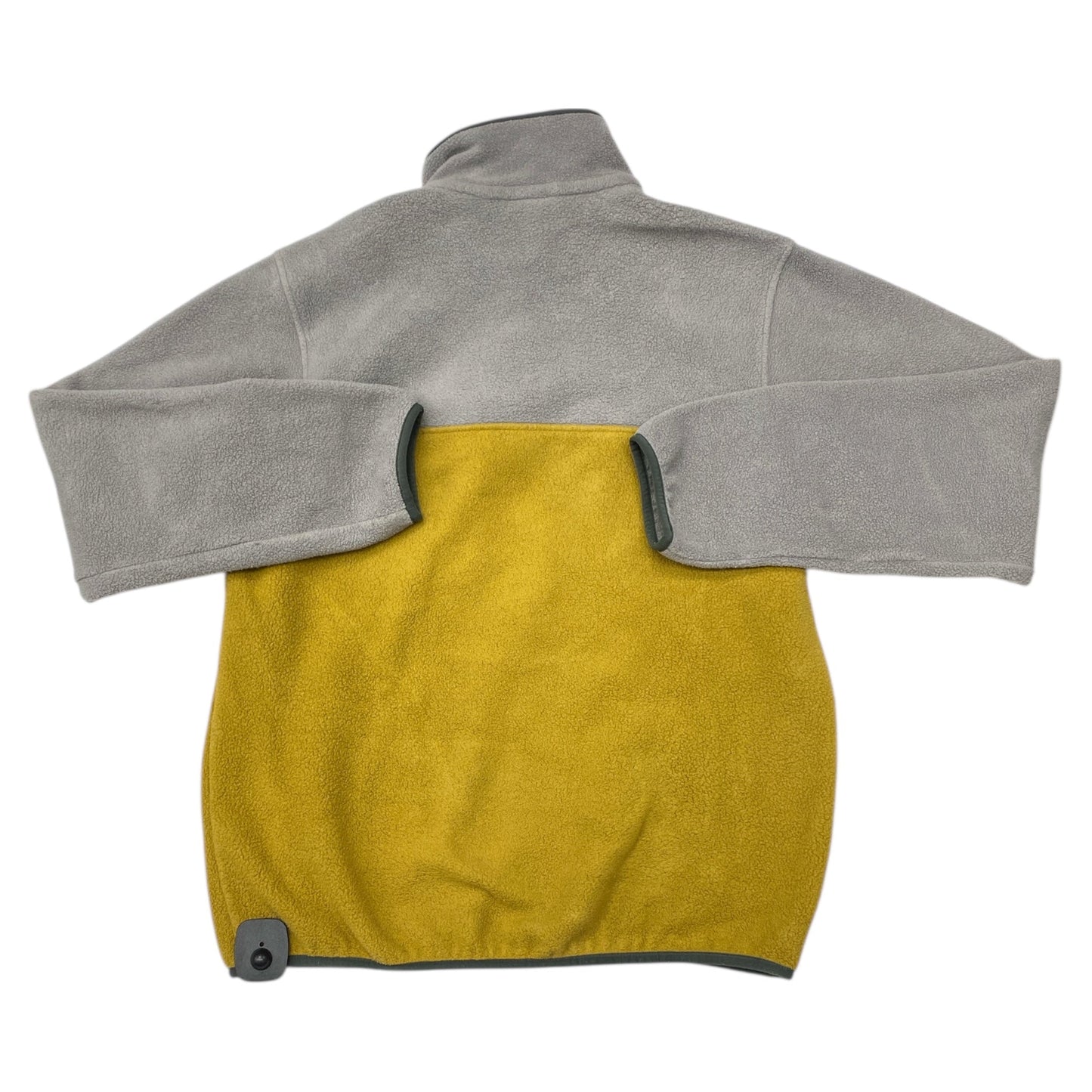 Athletic Fleece By Patagonia In Grey & Yellow, Size:M