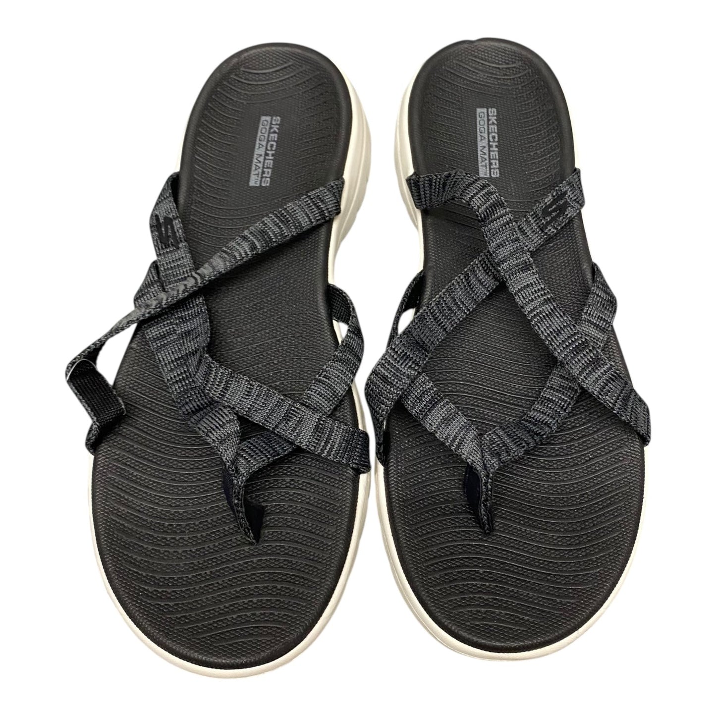 Sandals Flats By Skechers In Grey, Size:10