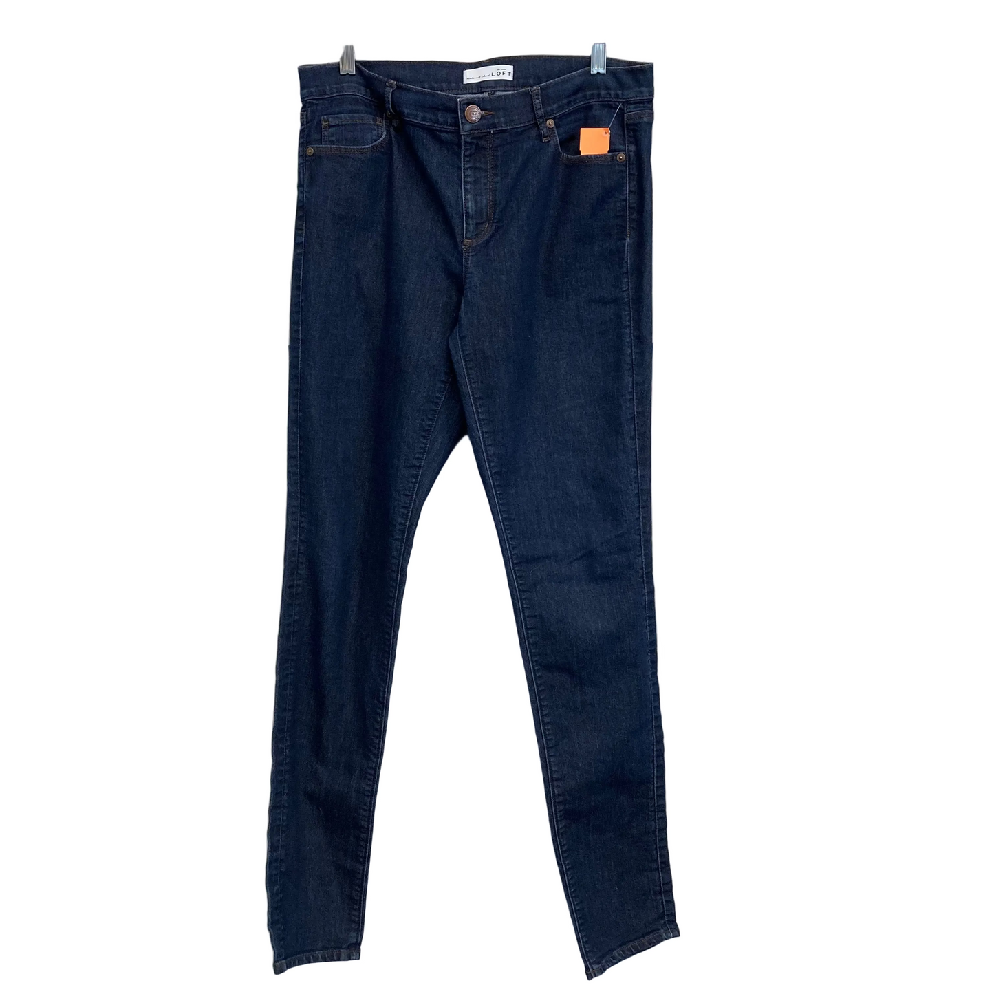 Jeans Straight By Loft In Blue Denim, Size:10