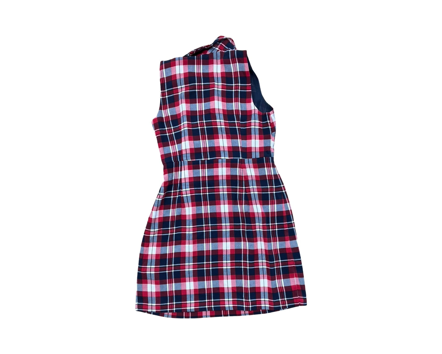 Dress Casual Midi By Tommy Hilfiger In Blue & Red & White, Size:4