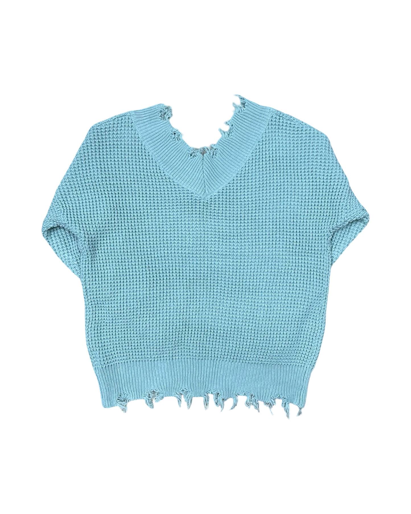 Sweater By Zenana In Teal, Size:M