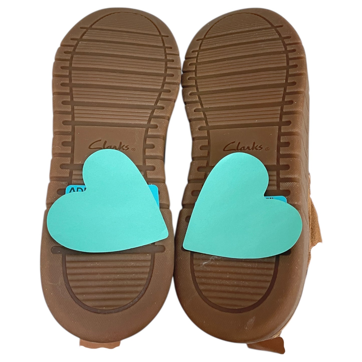 Boots Ankle Flats By Clarks In Brown, Size:9